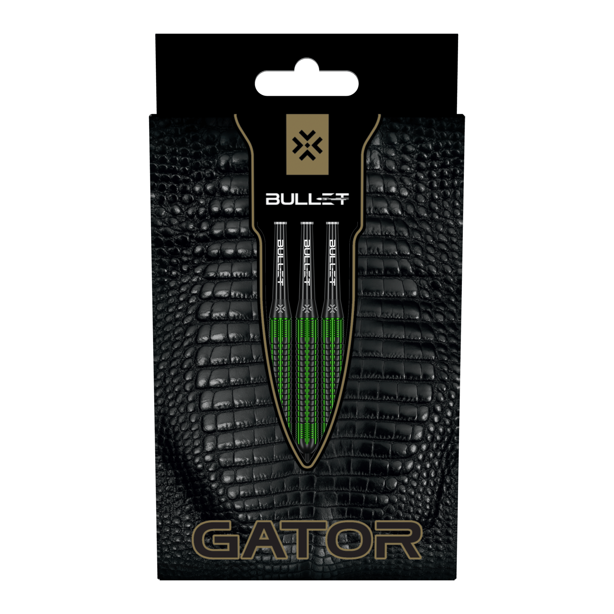 Bullet Gator - Brass Barrel Steel Tip Darts 22 Grams Darts