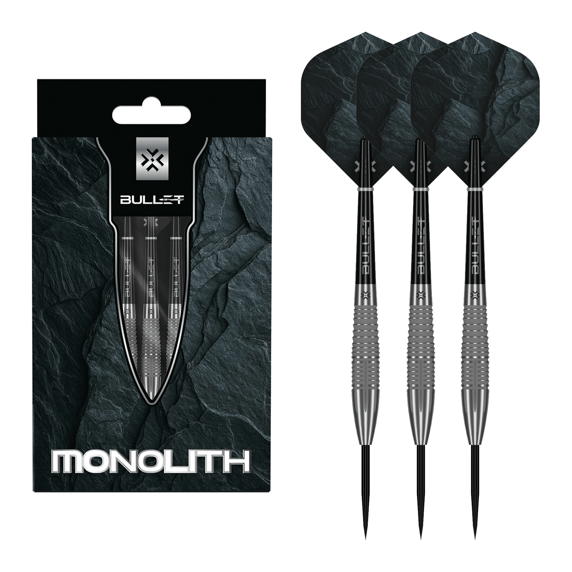 Bullet Monolith - 90% Tungsten Steel Tip Darts 23 Grams Darts