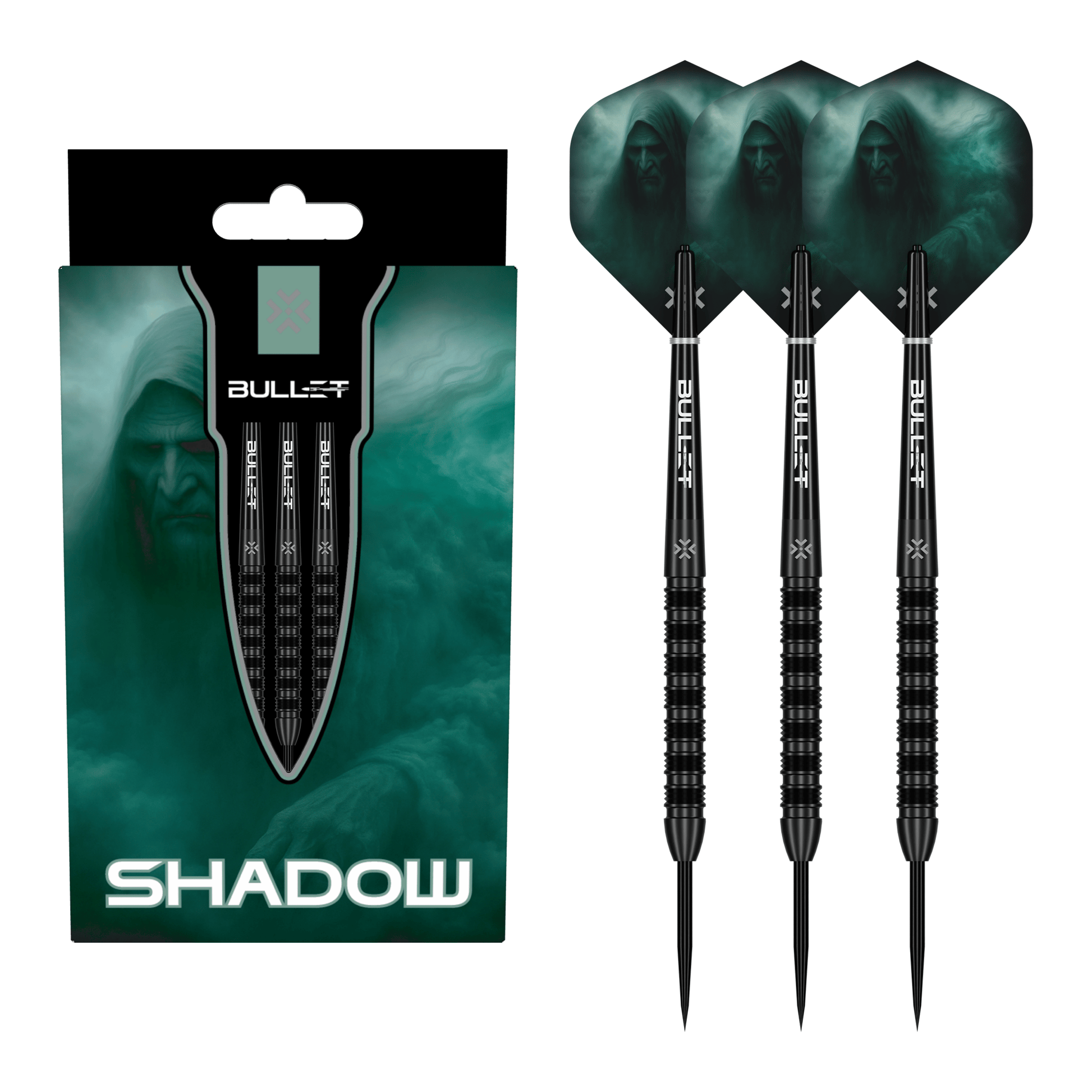 Bullet Shadow - 90% Tungsten Steel Tip Darts 22 Grams Darts