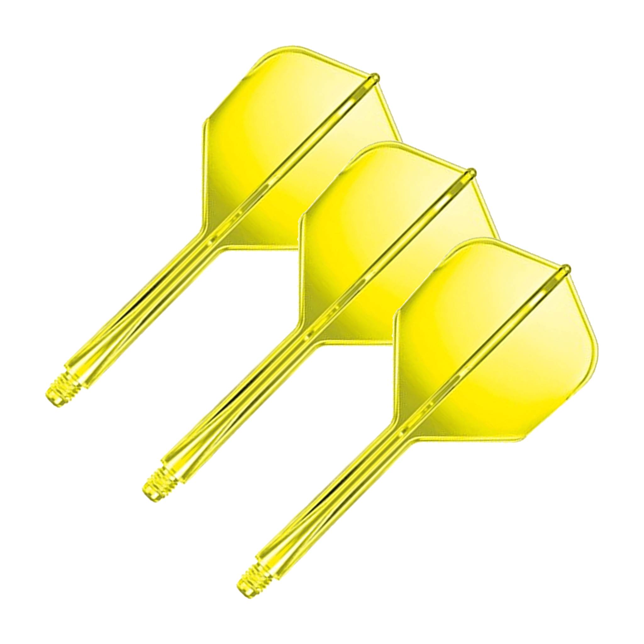Goat A1R - All In One Flight & Shaft No. 6 / Medium (33mm) / Neon Yellow Flights & Shafts