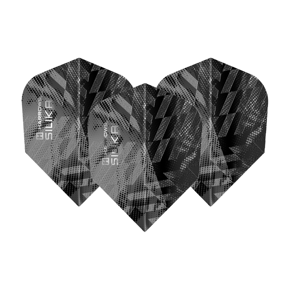 Harrows Core 90 - Silika Dart Flights Smokey Dart Flights