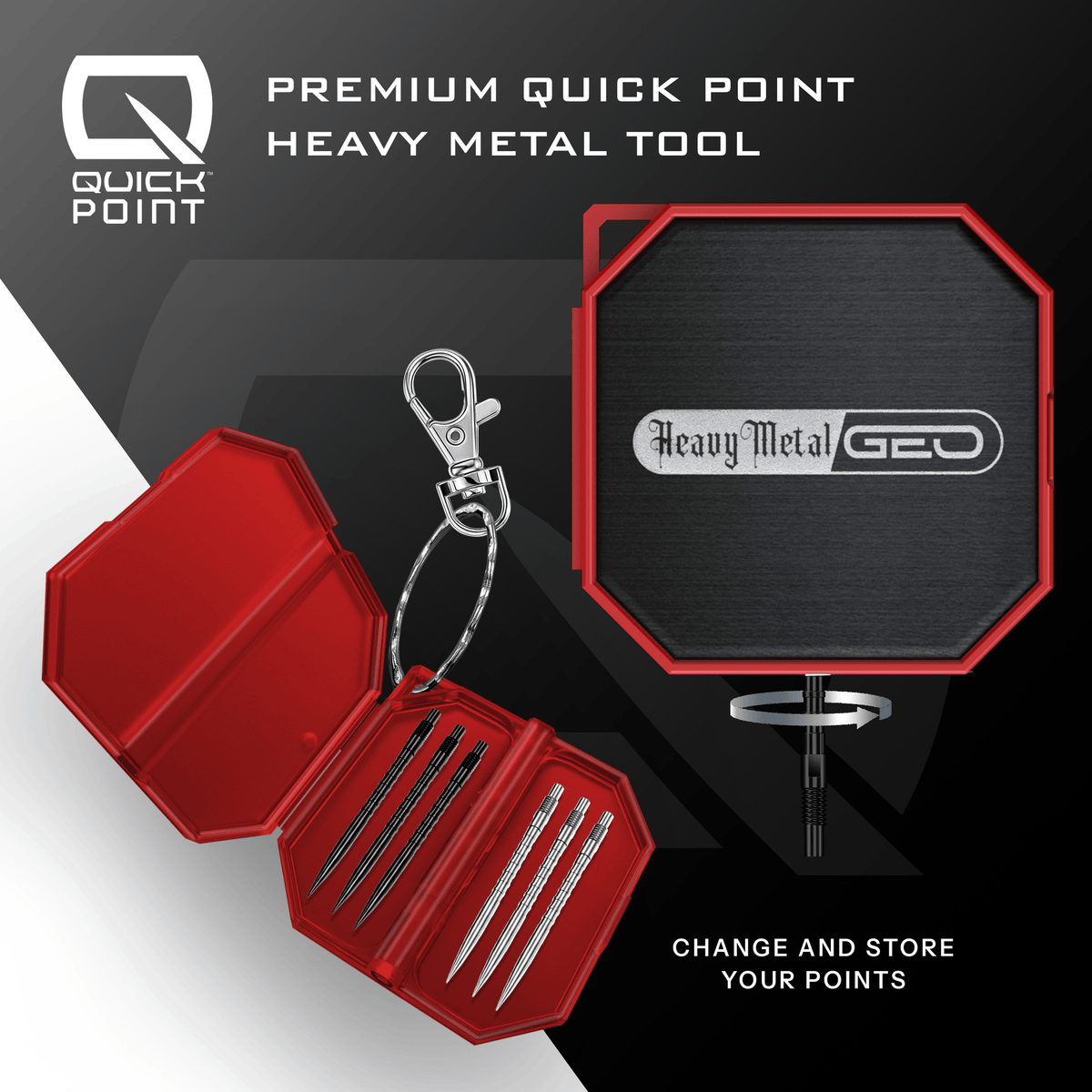 Harrows Ryan Searle Geo Quick Point - 90% Tungsten Steel Tip Darts Darts