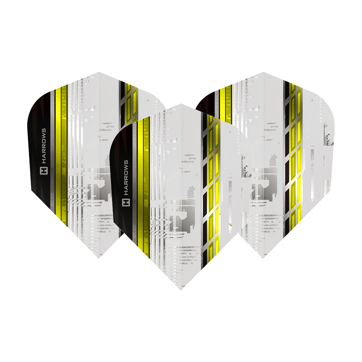 Harrows Sporty - Dart Flights Yellow Dart Flights