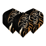 Mission Horus Solo - Dart Flights No. 2 / Black & Gold Dart Flights