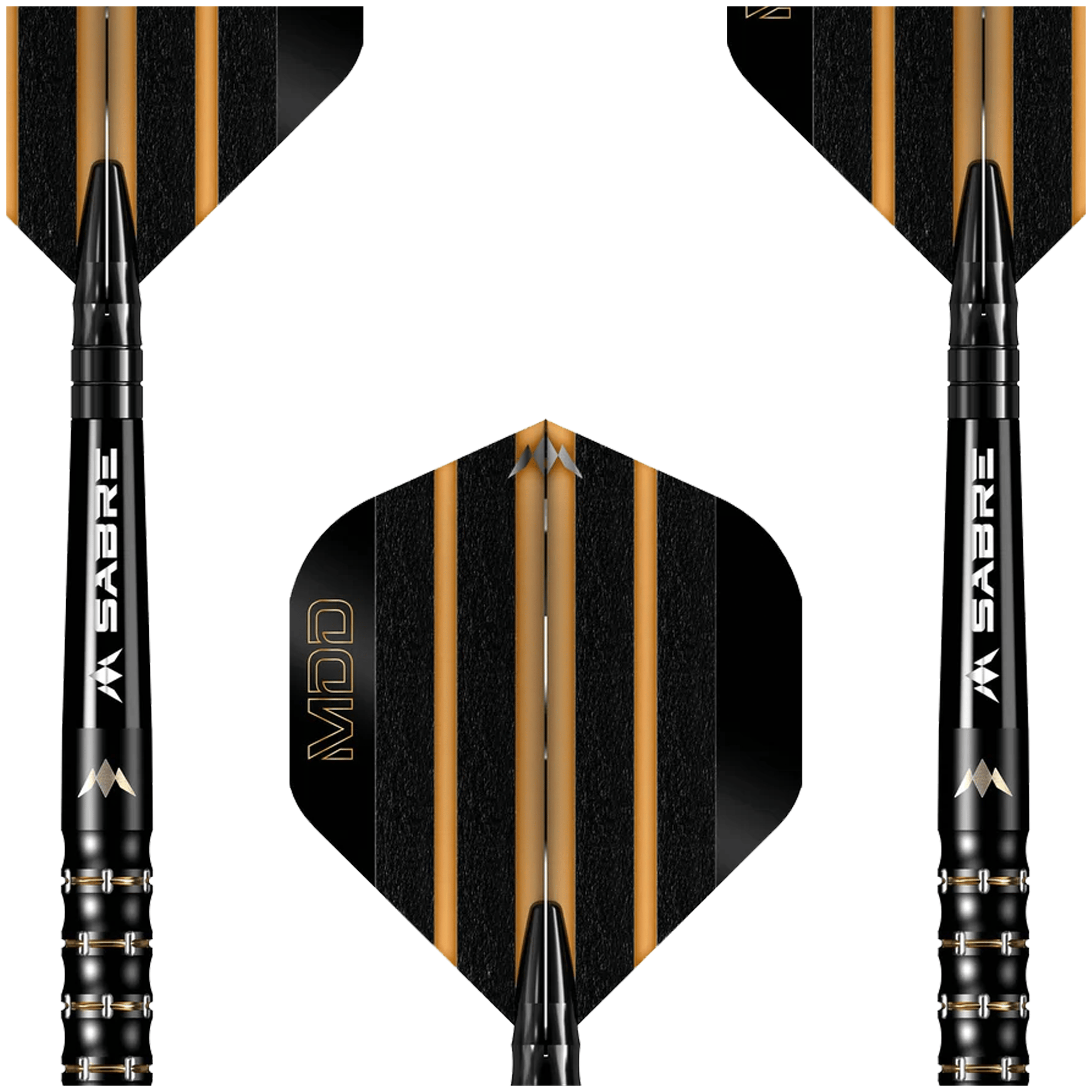 Mission Mike De Decker Black & Gold- 95% Tungsten Steel Tip Darts Darts
