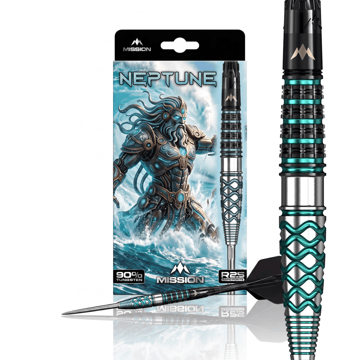 Mission Neptune R2.5 Rapid Point - 90% Tungsten Steel Tip Darts Darts