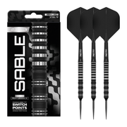 Red Dragon Sable Parallel Switch Point - 90% Tungsten Steel Tip Darts 21 Grams Darts