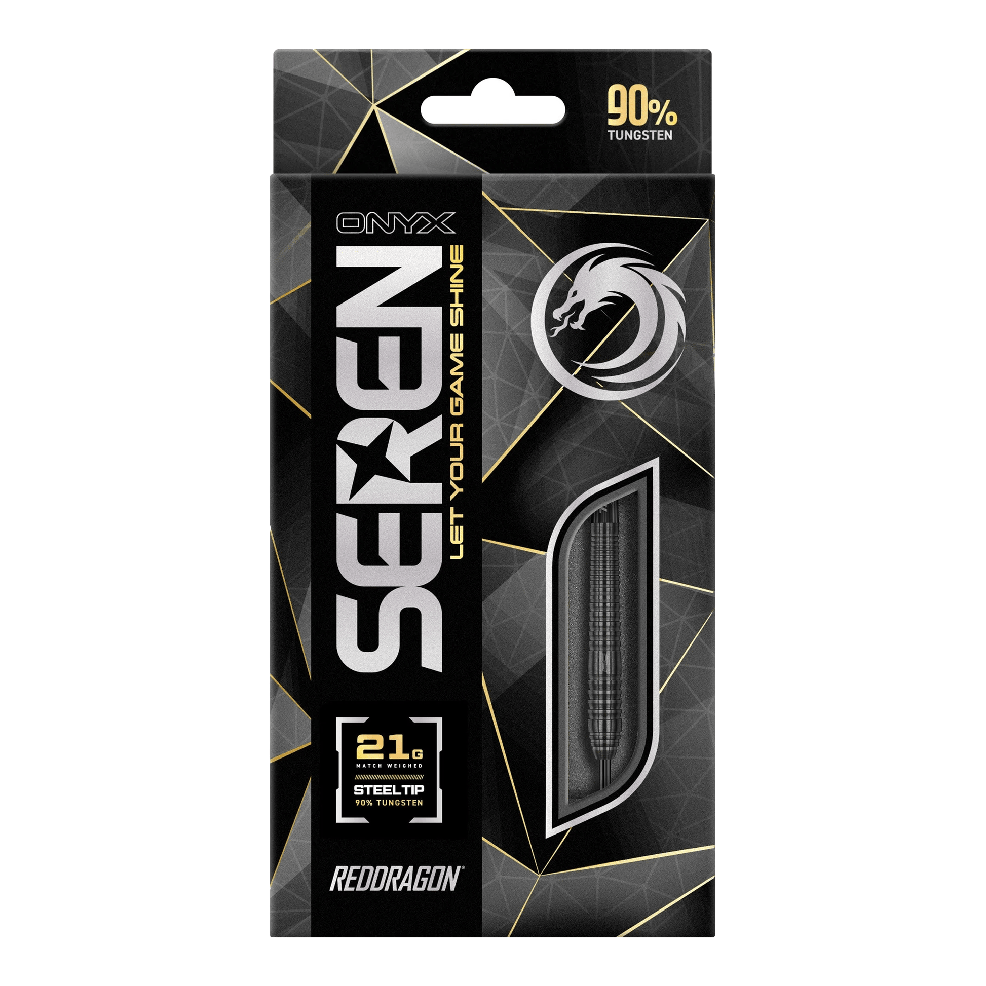 Red Dragon Seren 2 Onyx - 90% Tungsten Steel Tip Darts Darts