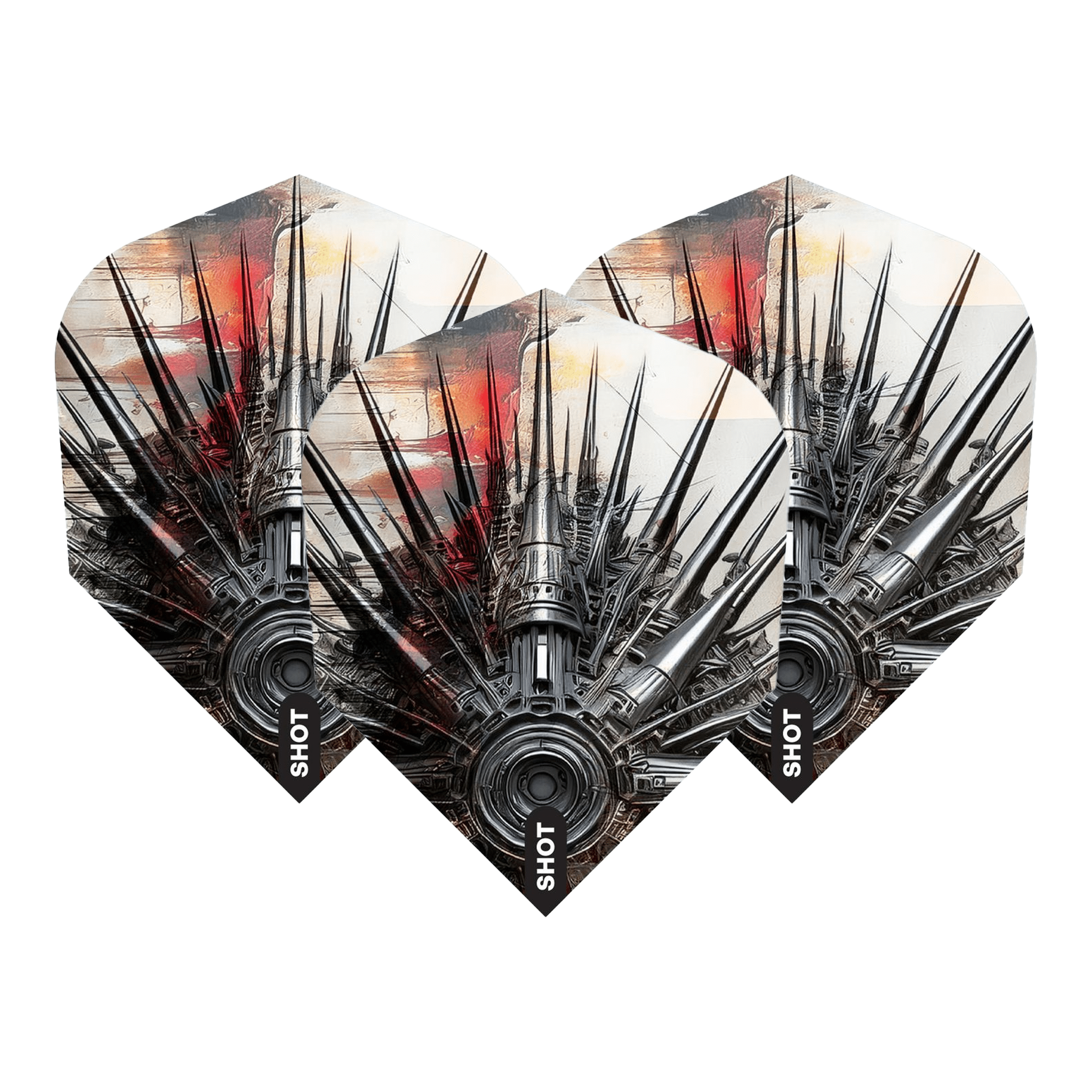 Shot Gnarly - Dart Flights Small Standard / Smasha Flights & Shafts