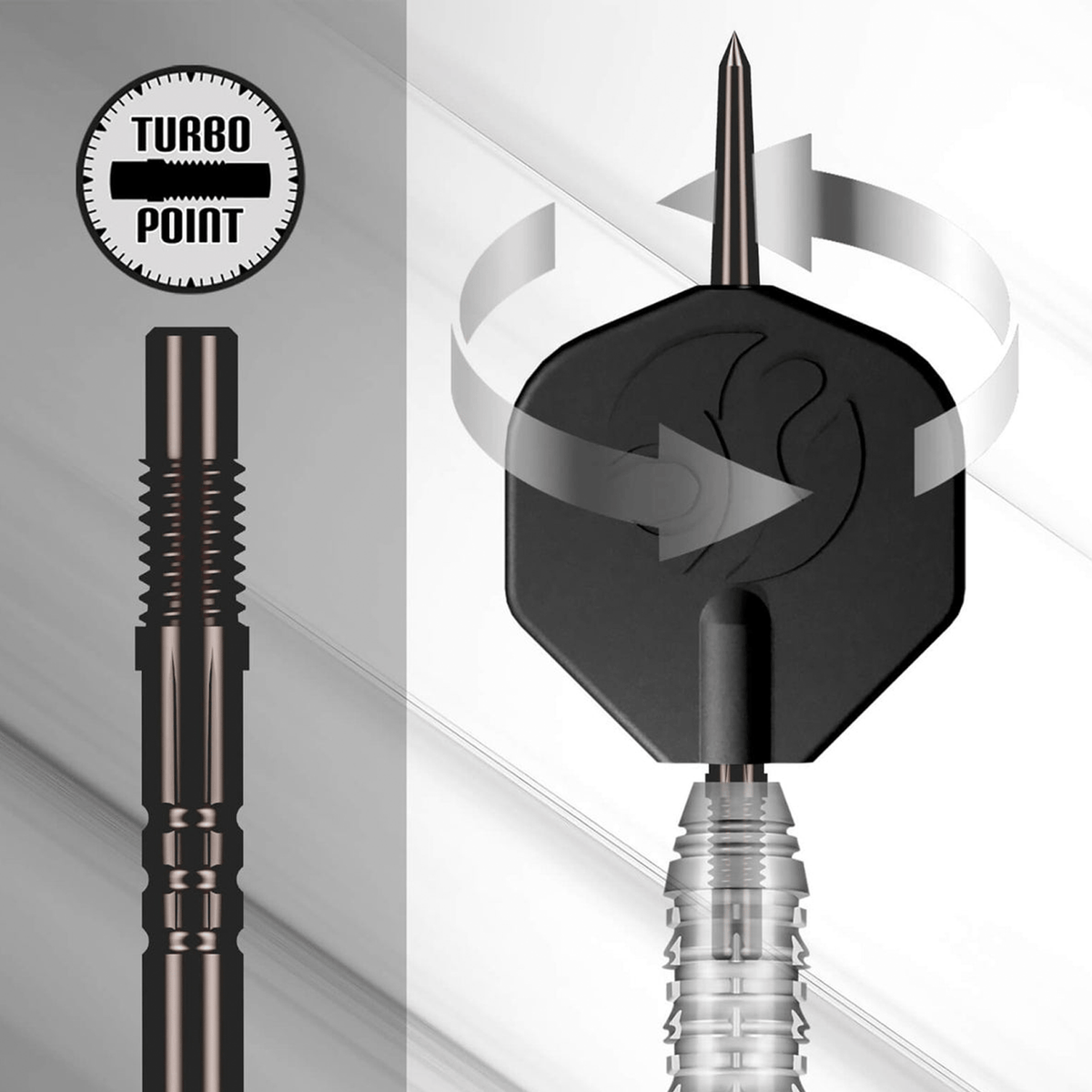 Shot Plain - Turbo Dart Points Dart Points