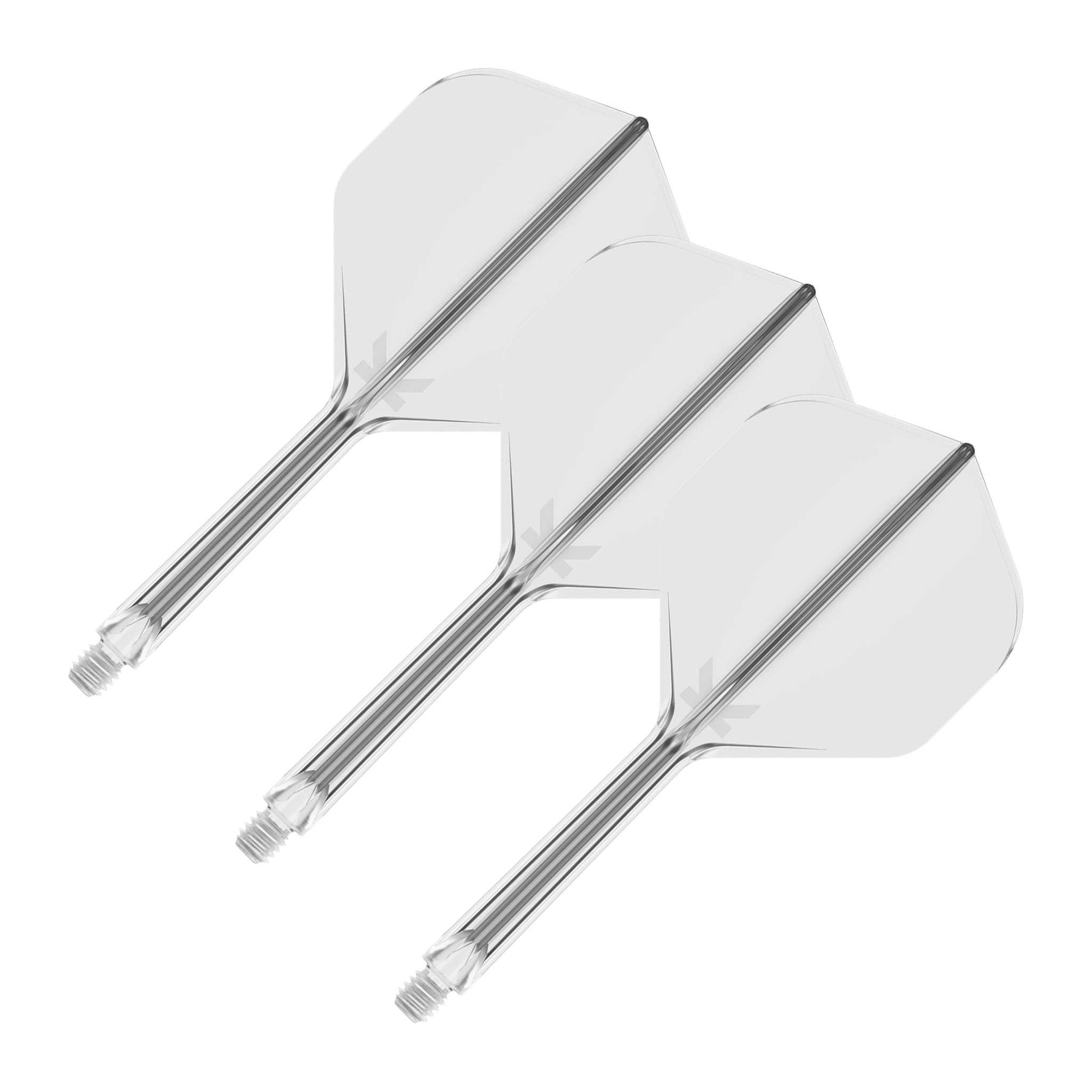 Target K-Flex - All In One Flight & Shaft No. 2 / Medium (33mm) / Clear Flights & Shafts