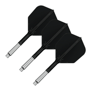 Target K-Shift - All In One Flight & Shaft No. 6 / Medium (33mm) / Black Flights & Shafts