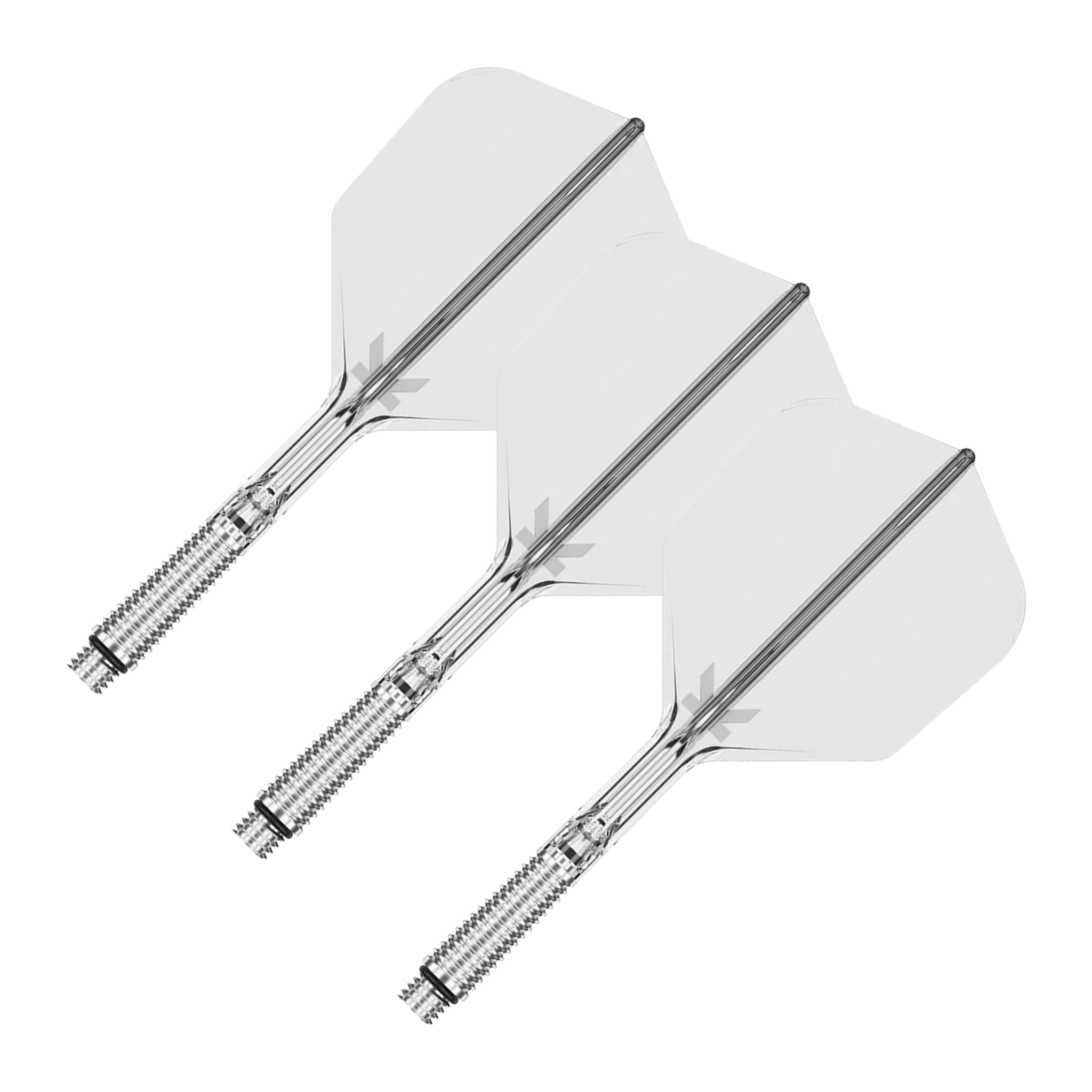 Target K-Shift - All In One Flight & Shaft No. 6 / Medium (33mm) / Clear Flights & Shafts