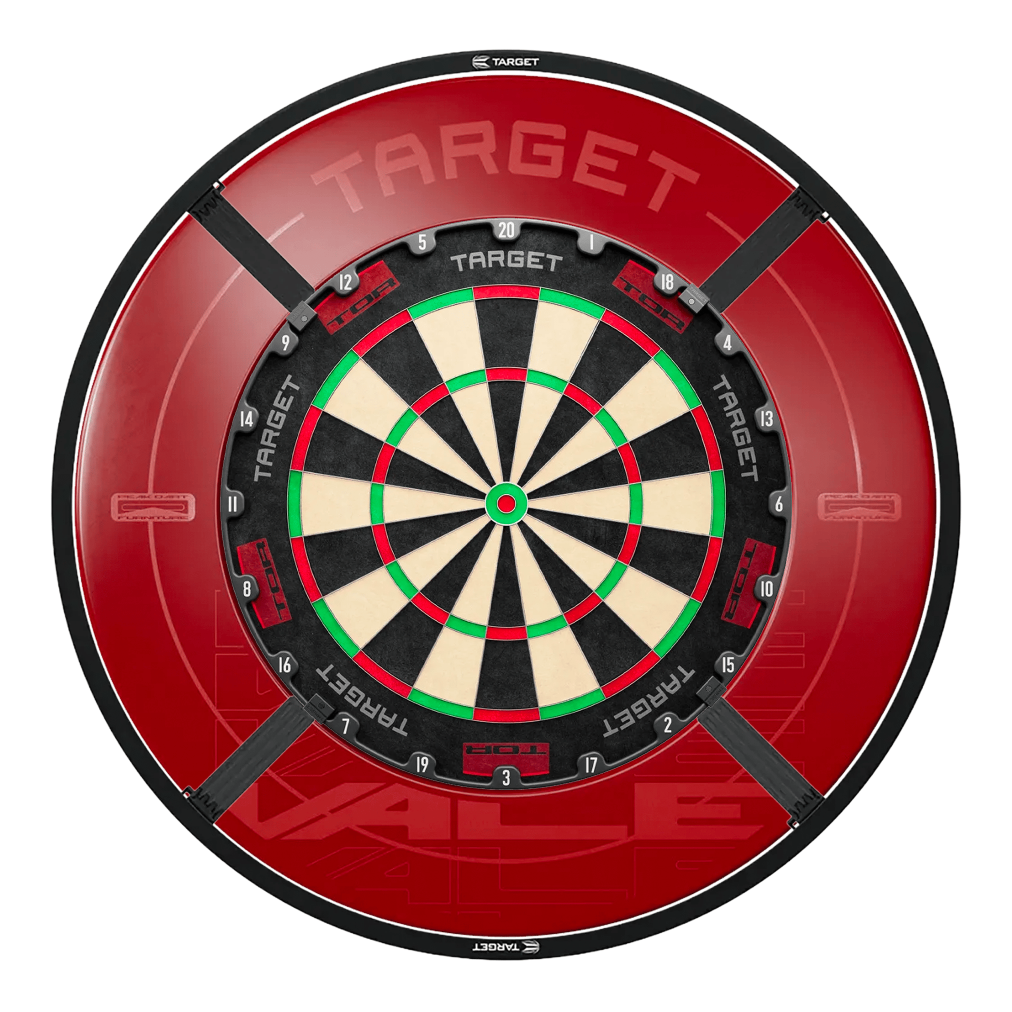 Target Tor Dartboard, Surround & Corona Light Bundle Dartboard Bundles