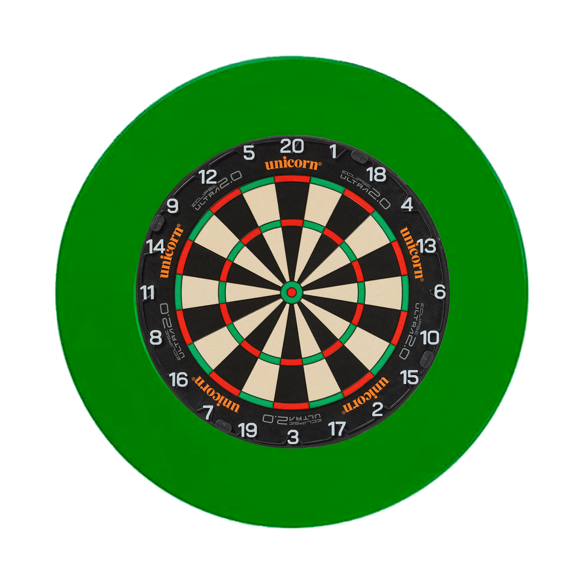 Unicorn Eclipse Ultra Dartboard & Professional Surround Bundle Ultra 2.0 / Green Boards