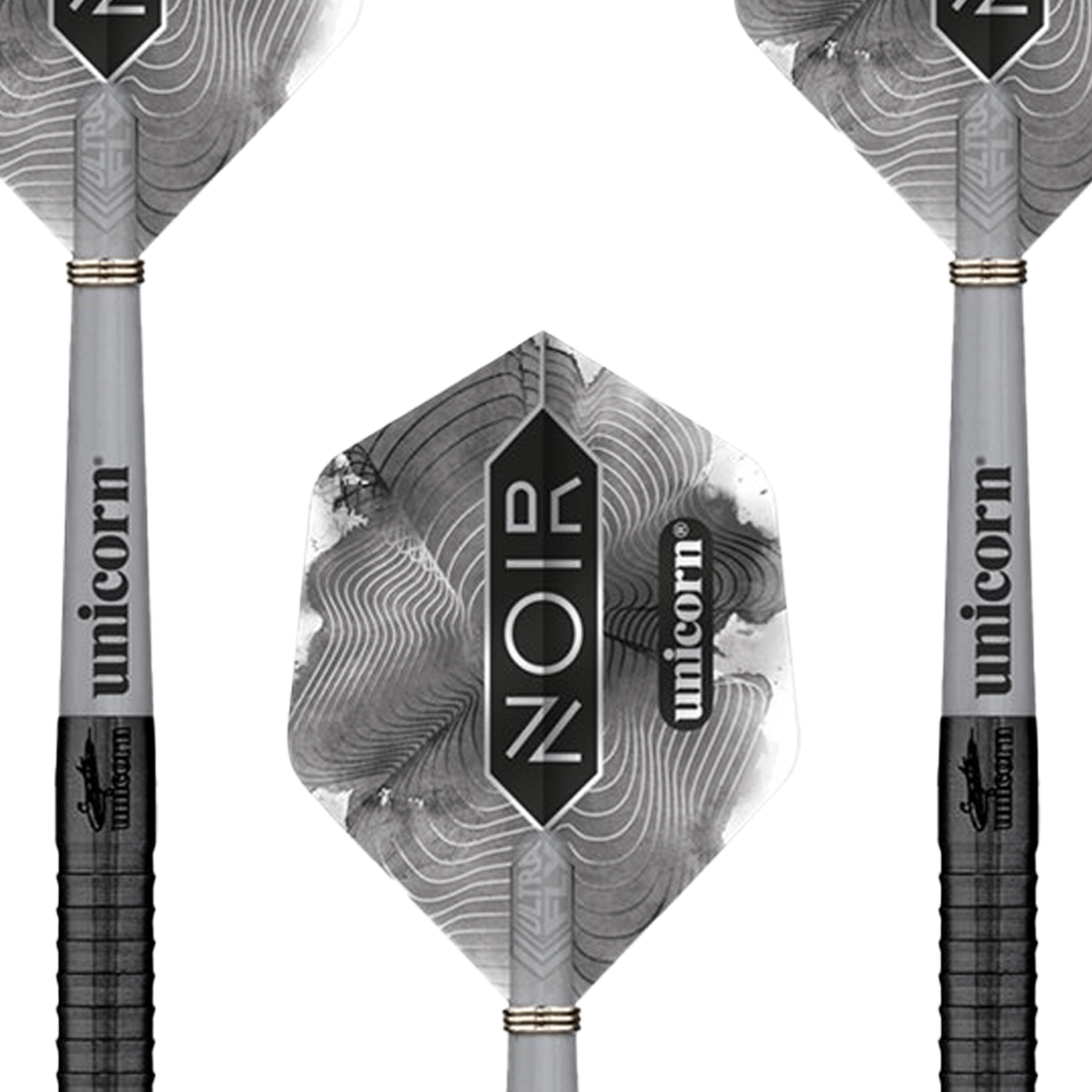 Unicorn Gary Anderson Noir Phase 6 - 90% Tungsten Steel Tip Darts Darts