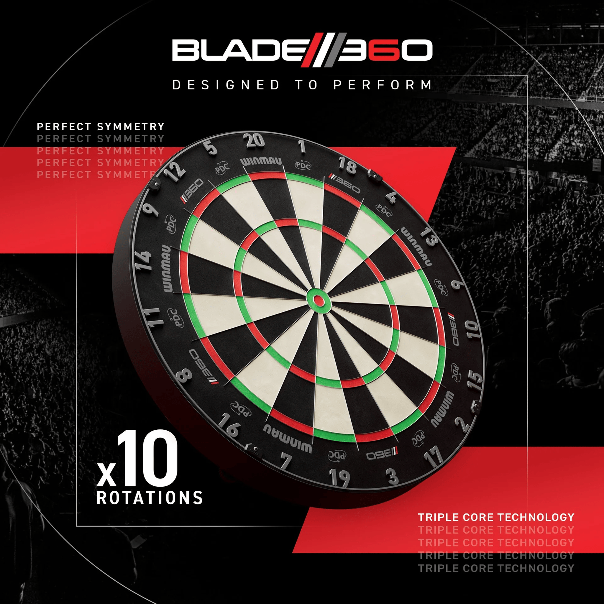 Winmau Blade 360 Triple Core - Dartboard Boards