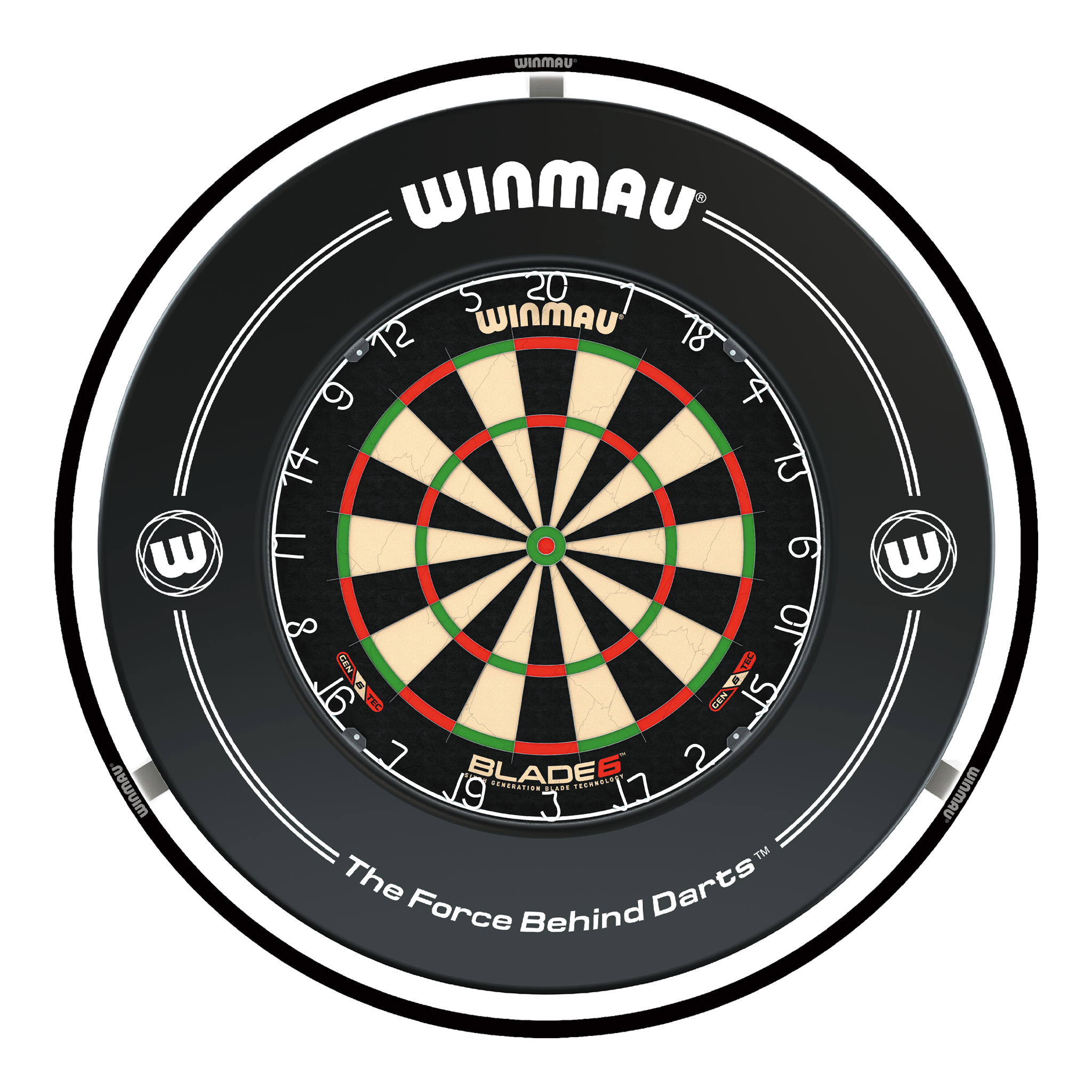 Blade 6 Dartboard, Surround & Plasma Light Bundle