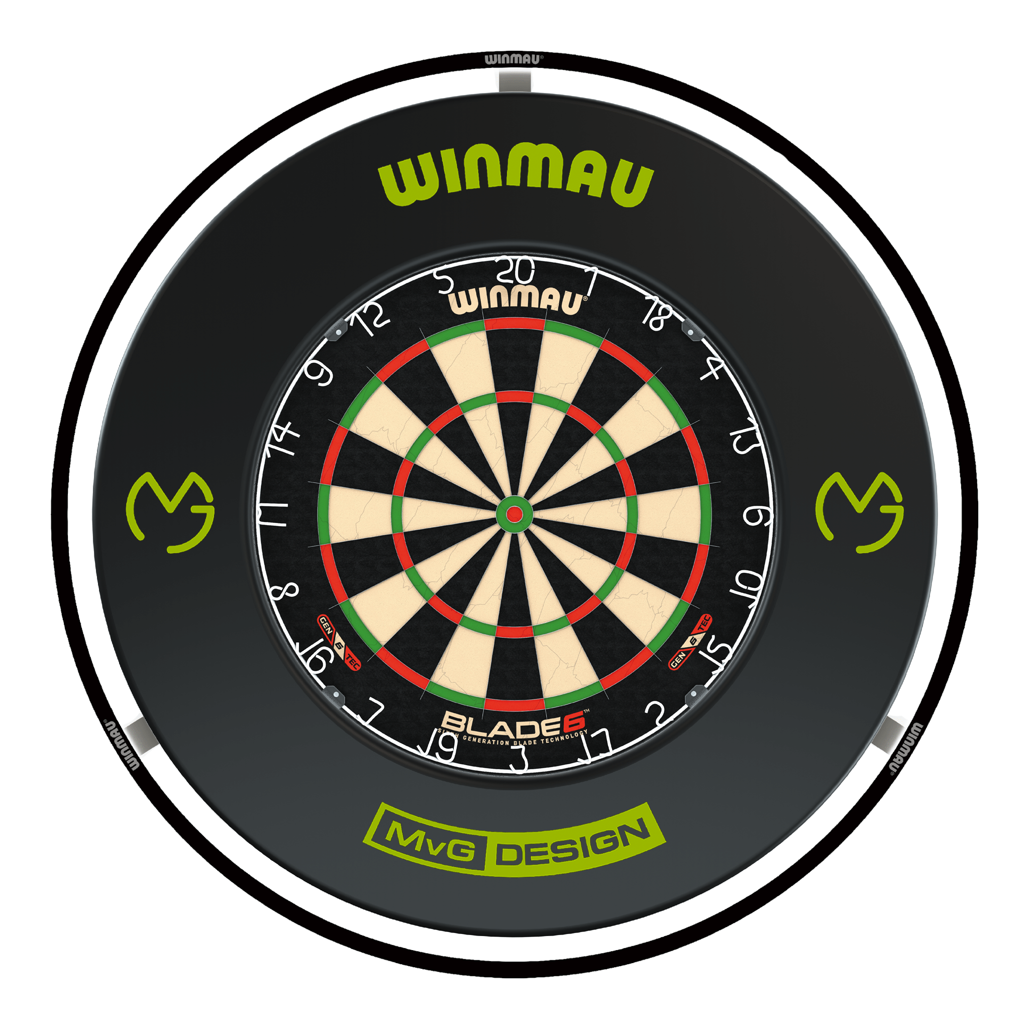 Blade 6 Dartboard, Surround & Plasma Light Bundle
