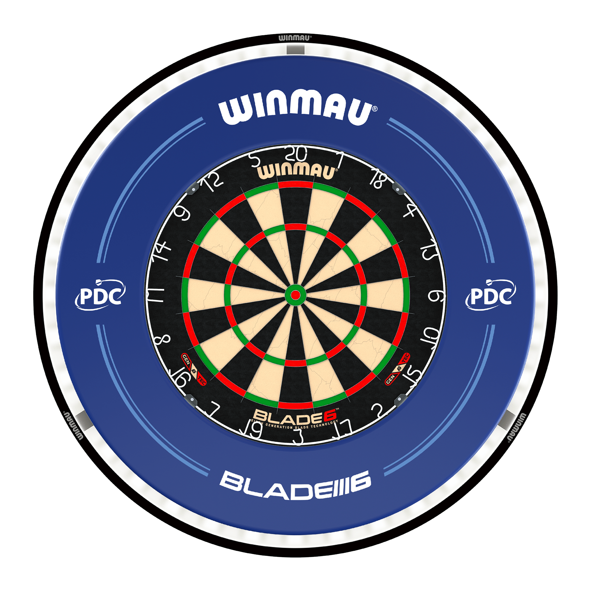 Blade 6 Dartboard, Surround & Plasma Light Bundle
