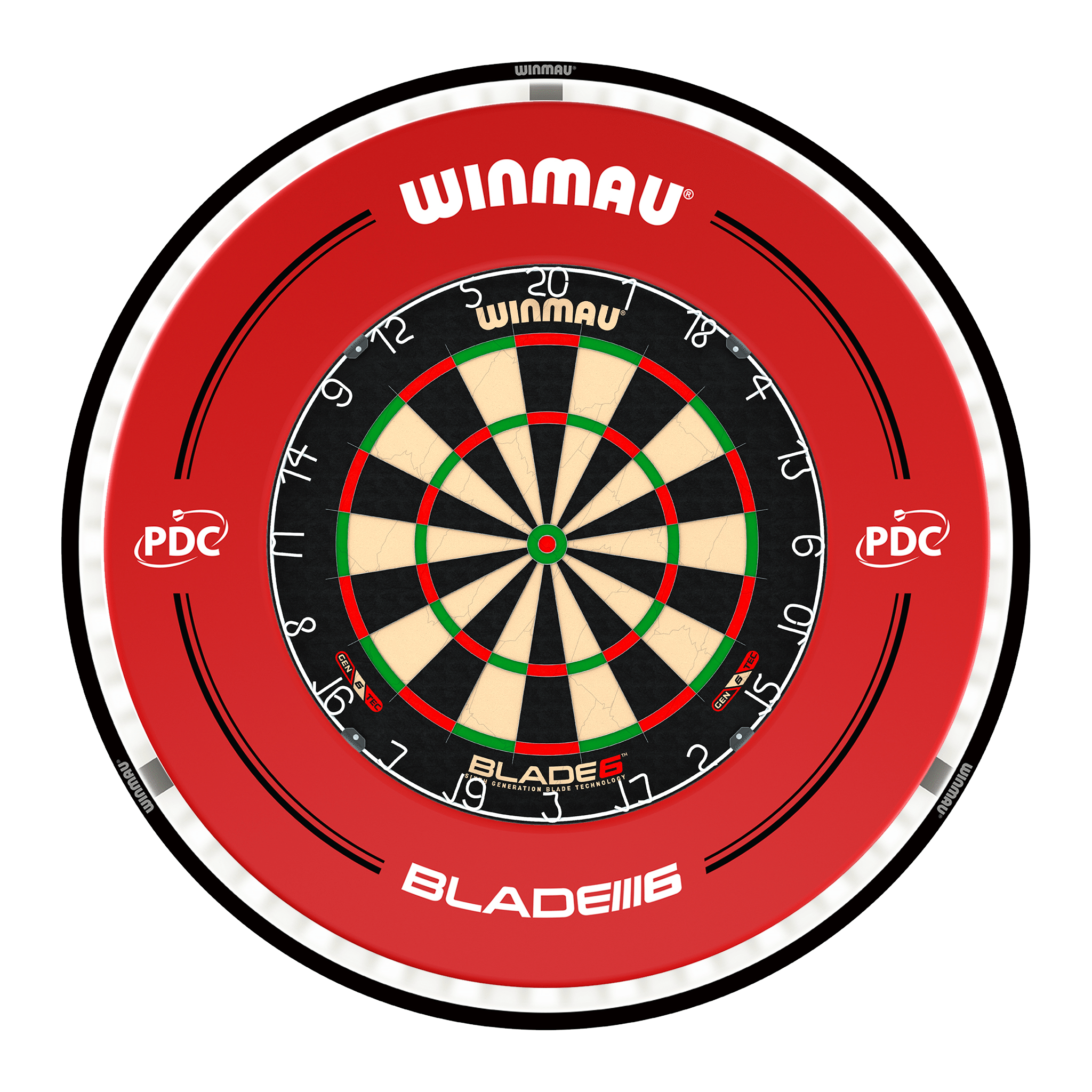 Blade 6 Dartboard, Surround & Plasma Light Bundle