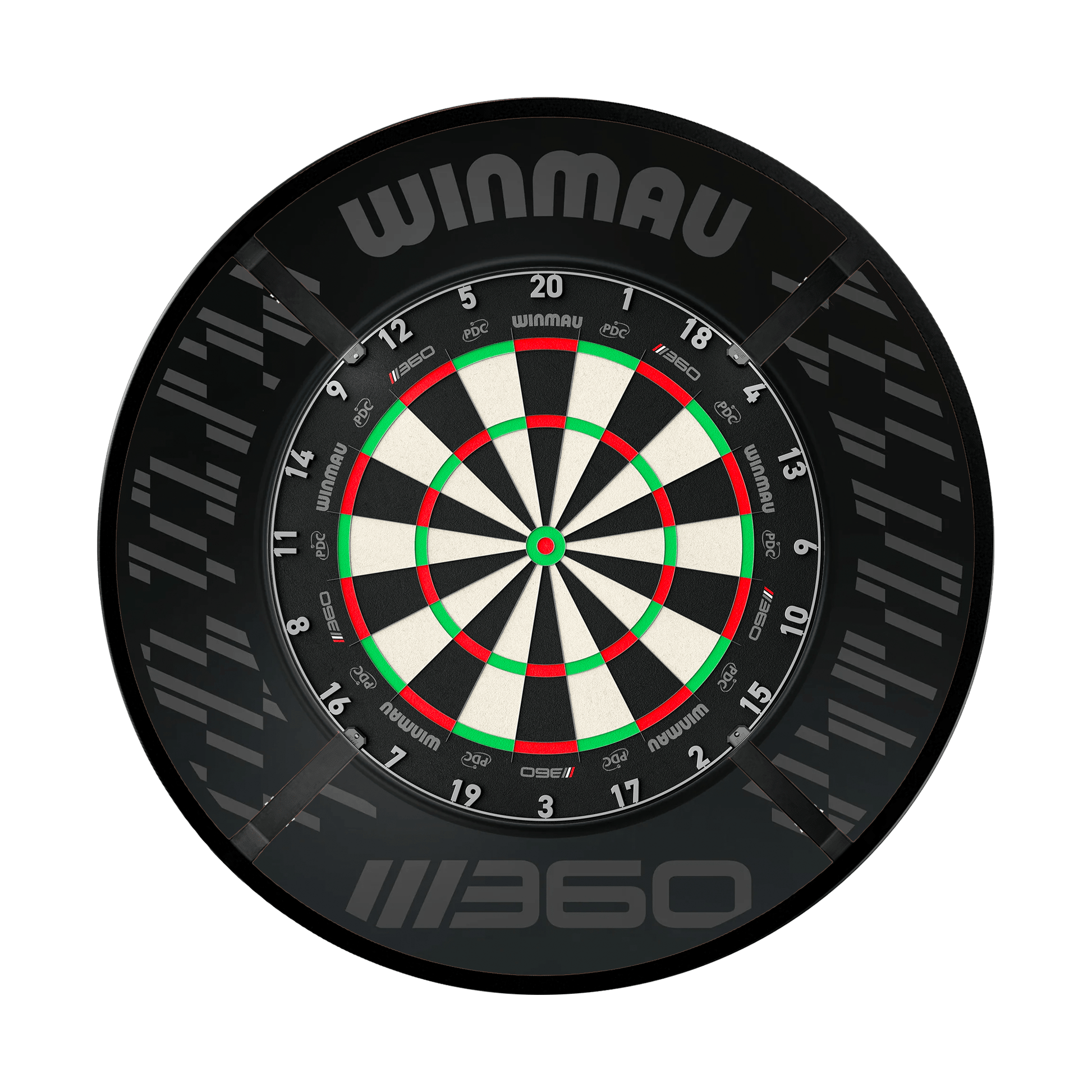 Winmau Blade 6 Dartboard, Surround & Corona Light Bundle Boards