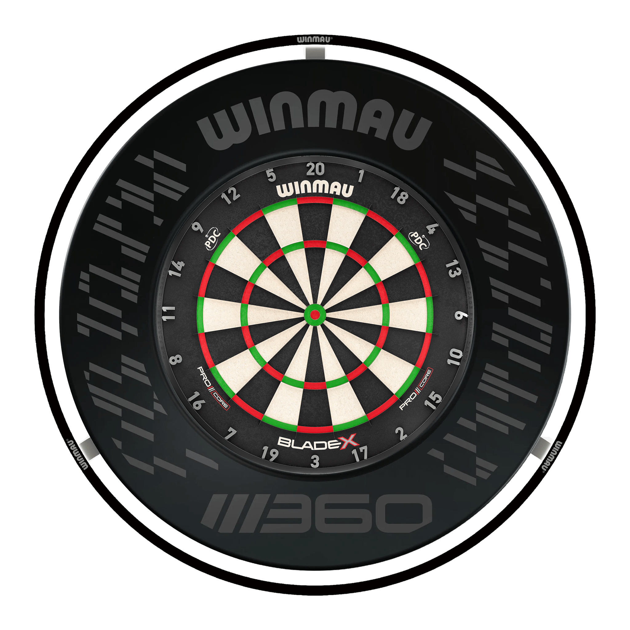 Blade X Dartboard, Surround & Plasma Light Bundle