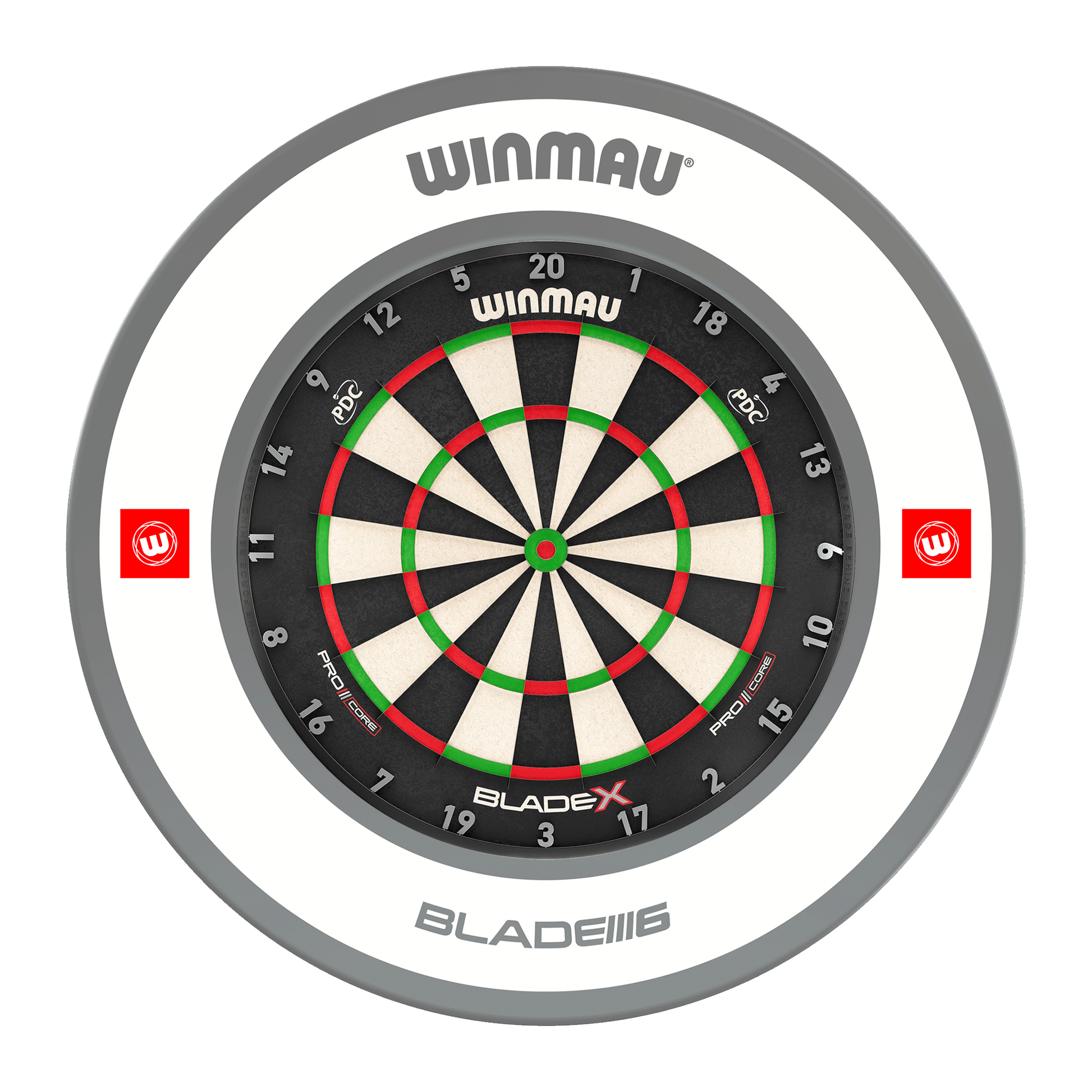 Winmau Blade X Dartboard & Surround Bundle Blade X / Pro 1.0 White Boards