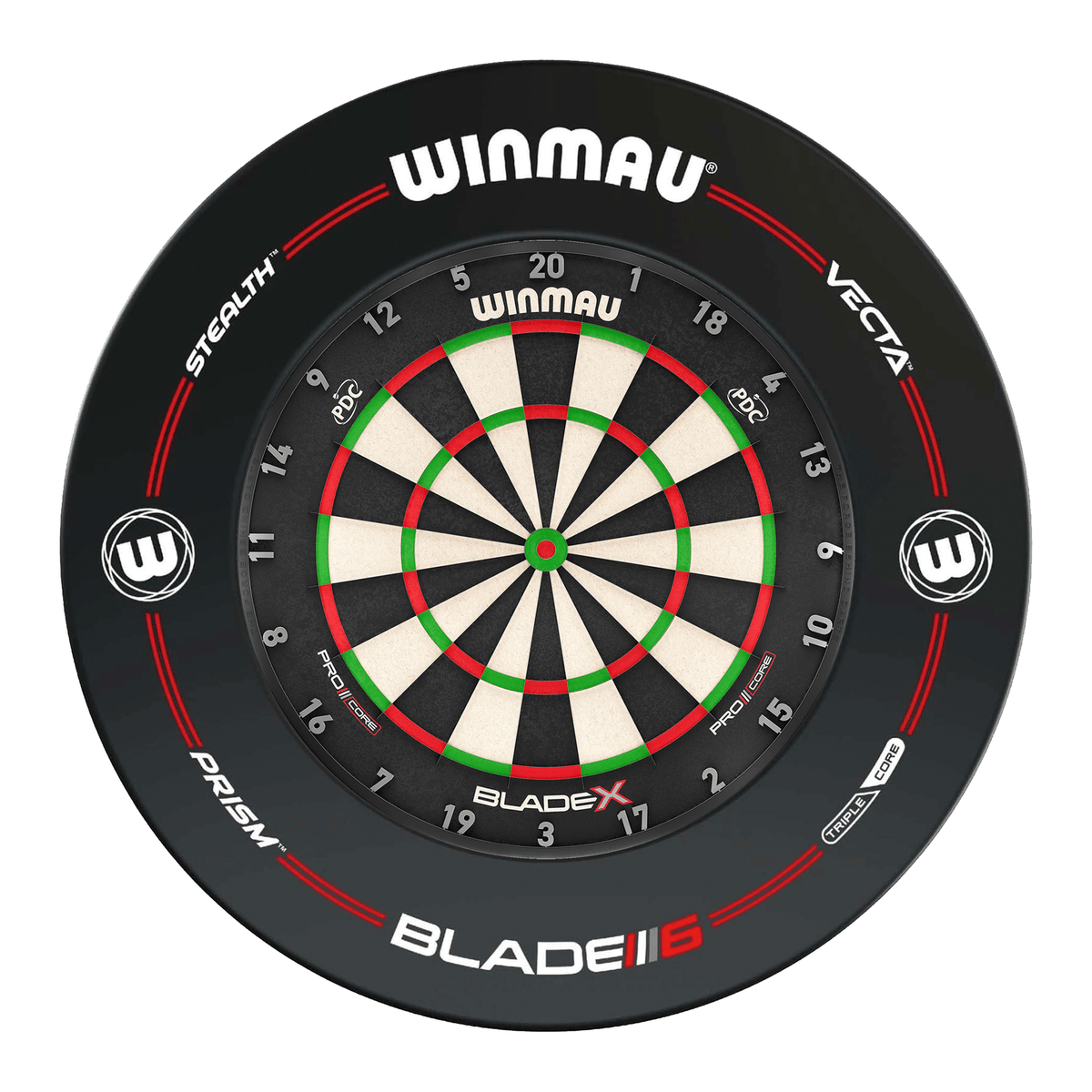 Winmau Blade X Dartboard & Surround Bundle Dartboard Bundles