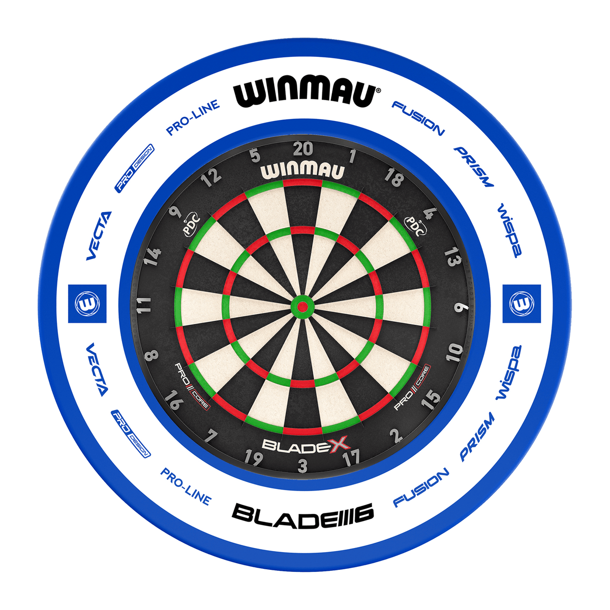 Winmau Blade X Dartboard & Surround Bundle Dartboard Bundles