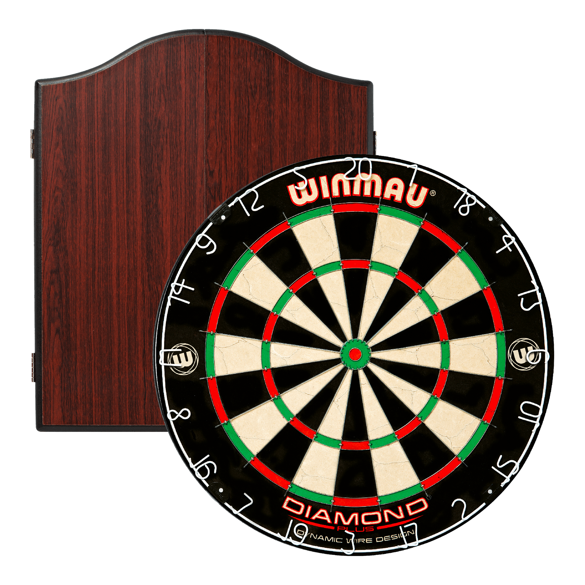Diamond Plus Dartboard & Cabinet Bundle