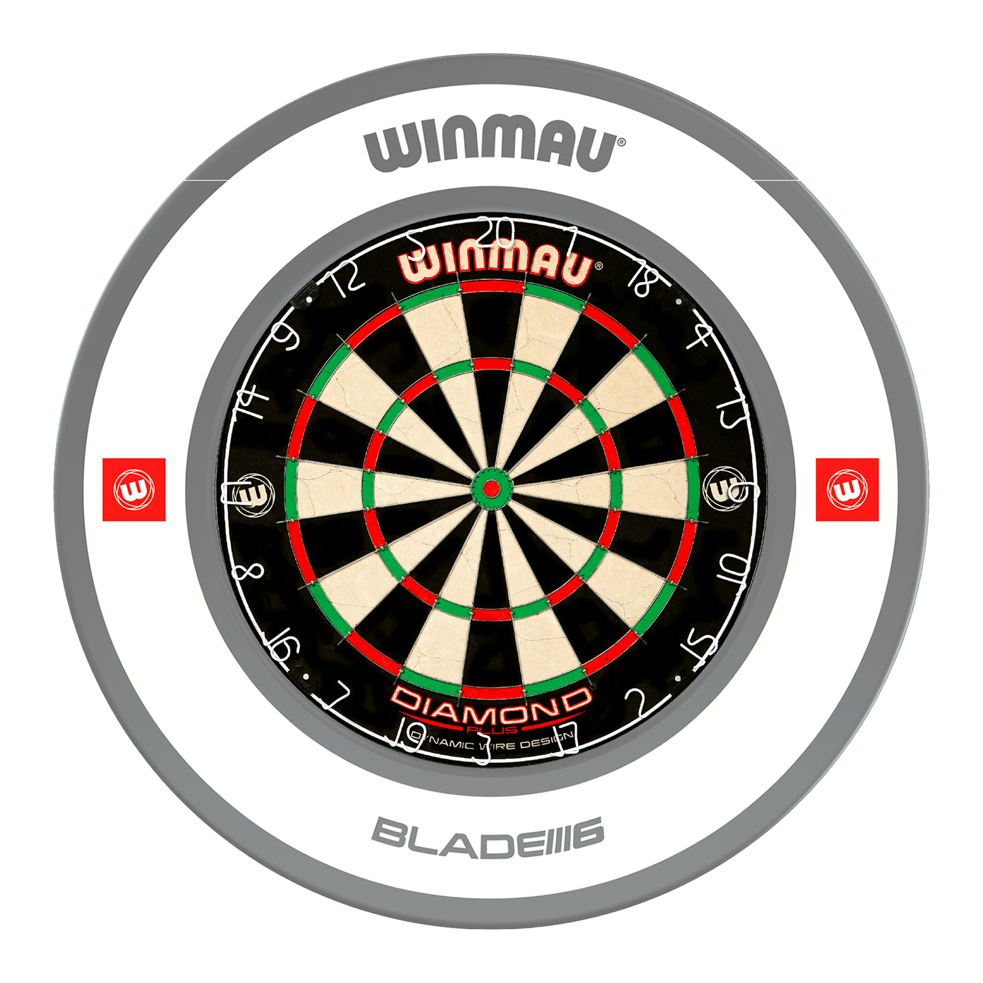 Winmau Diamond Plus Dartboard & Surround Bundle Dartboard Bundles