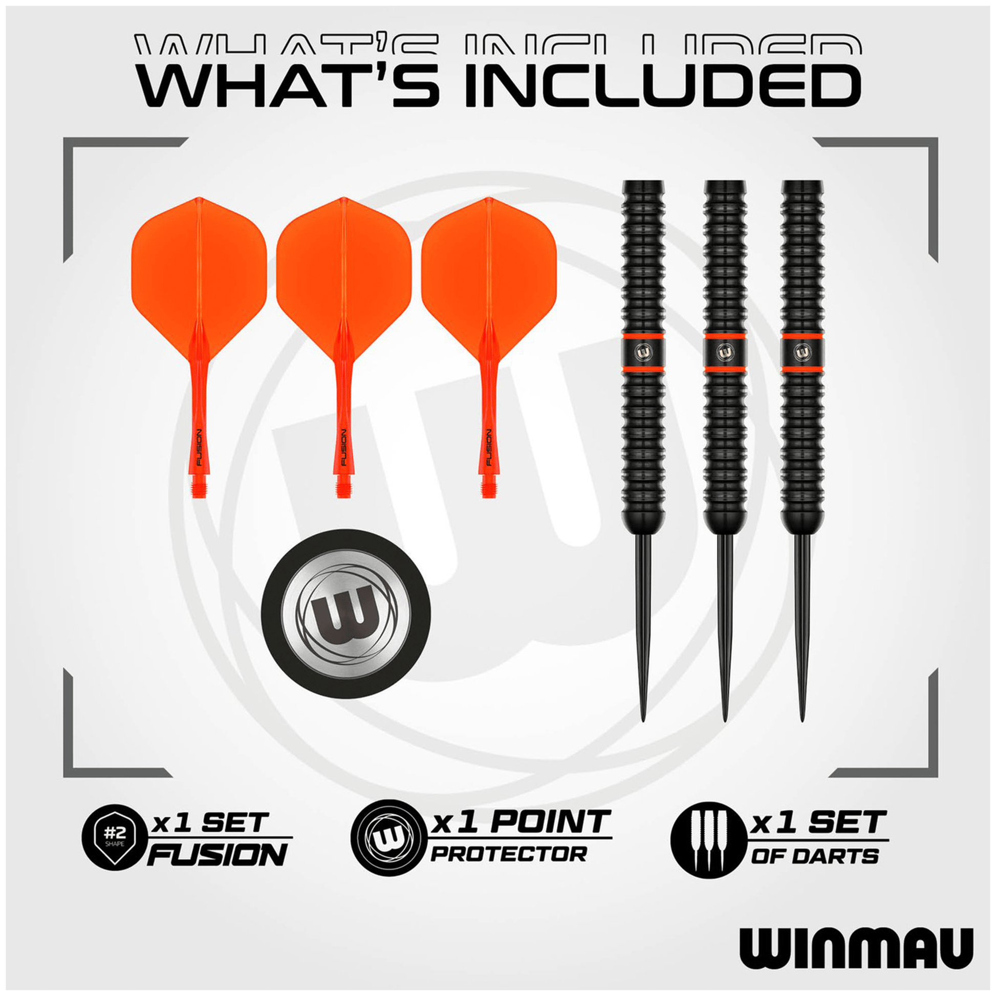 Winmau Emma Paton - 90% Tungsten Steel Tip Darts 23 Grams Darts