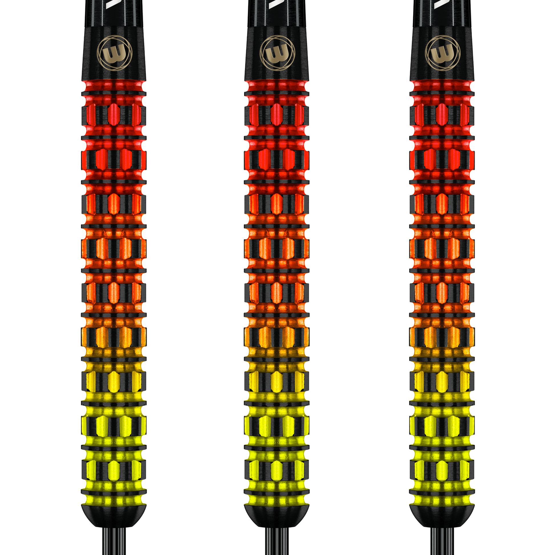 Winmau Firestorm Flame Parallel Barrel - 90% Tungsten Steel Tip Darts Darts