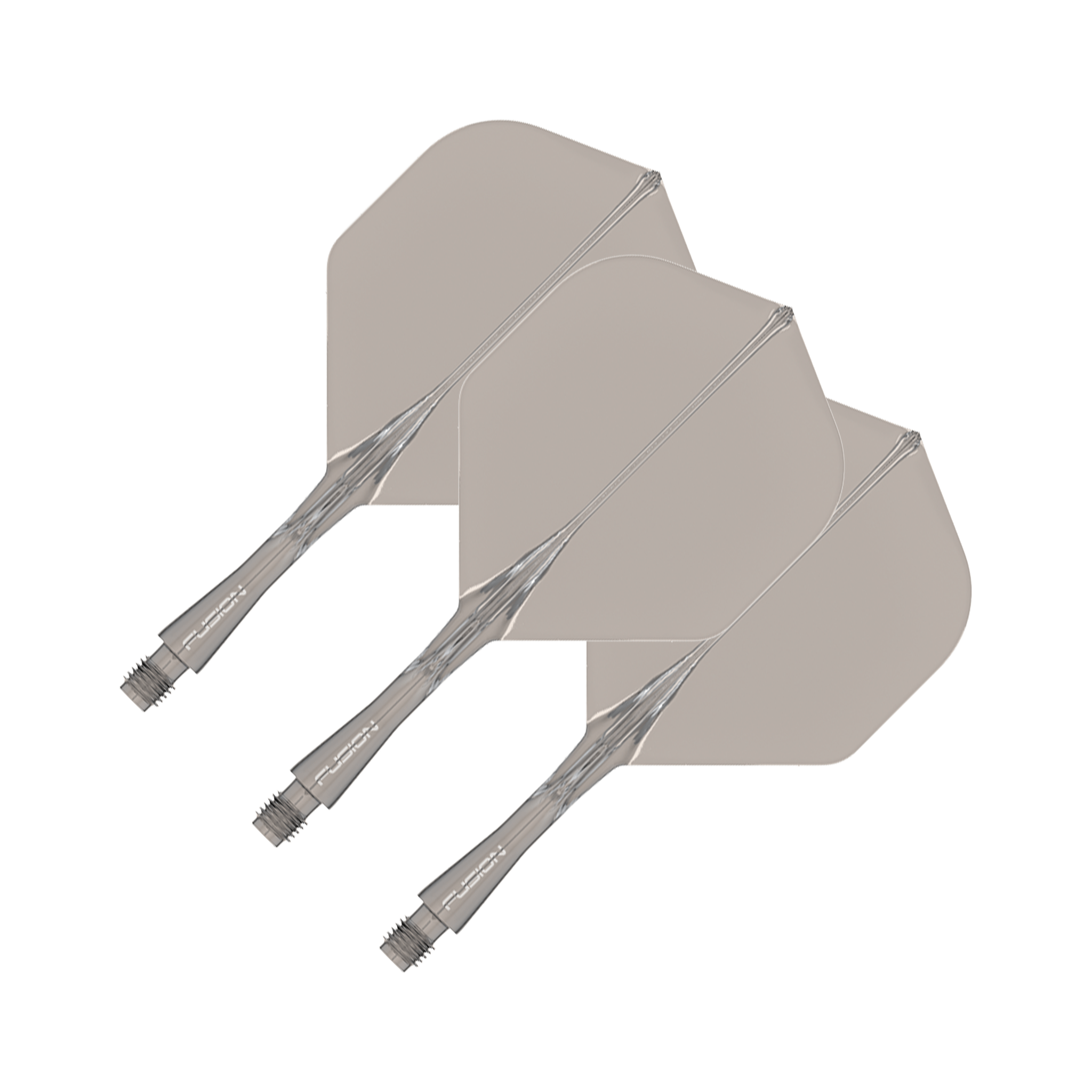 Winmau Fusion - Integrated Flight & Shaft Standard / Short (22mm) / Grey Shafts