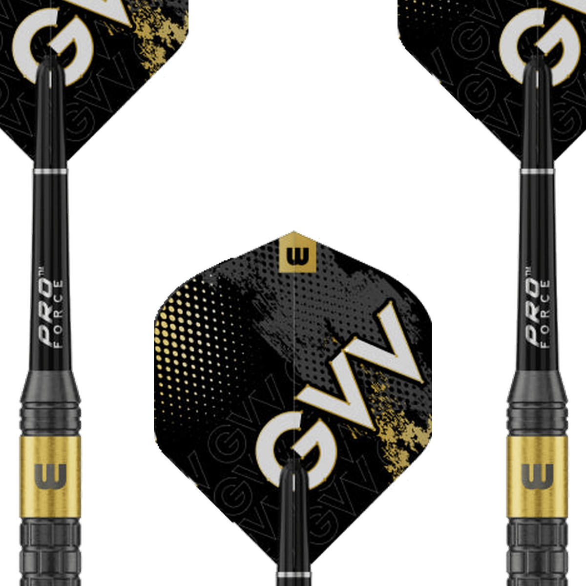 Winmau Gian Van Veen Core - Brass Barrel Steel Tip Darts 21 Grams Darts