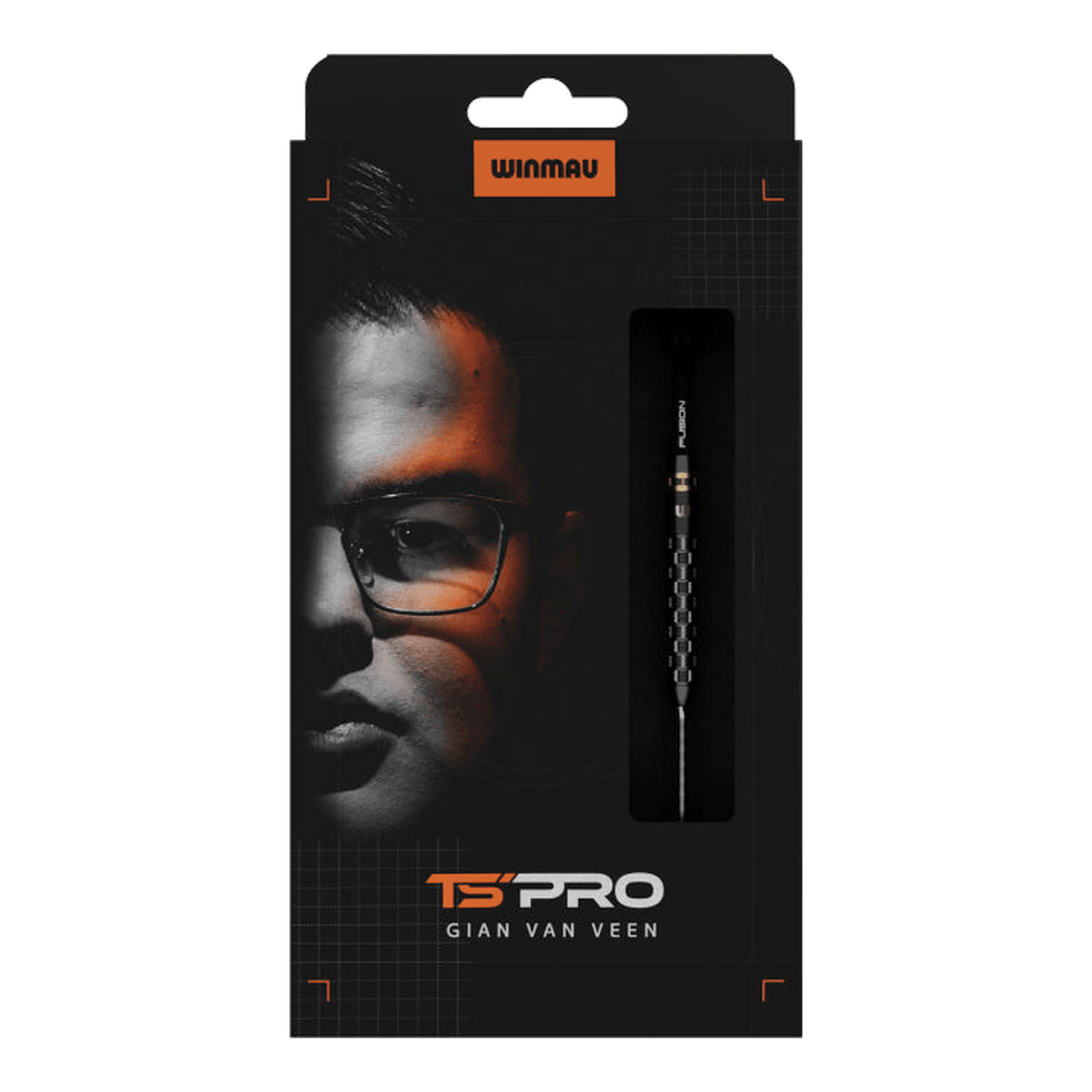Winmau Gian Van Veen TS-Pro Switch Point - 90% Tungsten Steel Tip Darts Darts