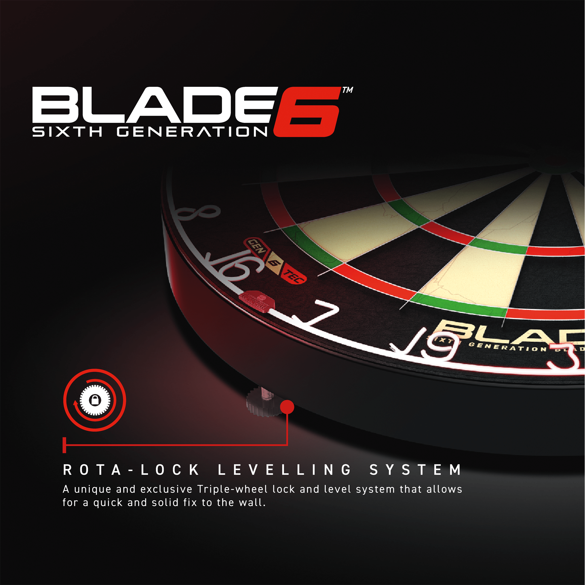 Blade 6 Dartboard, Surround & Plasma Light Bundle