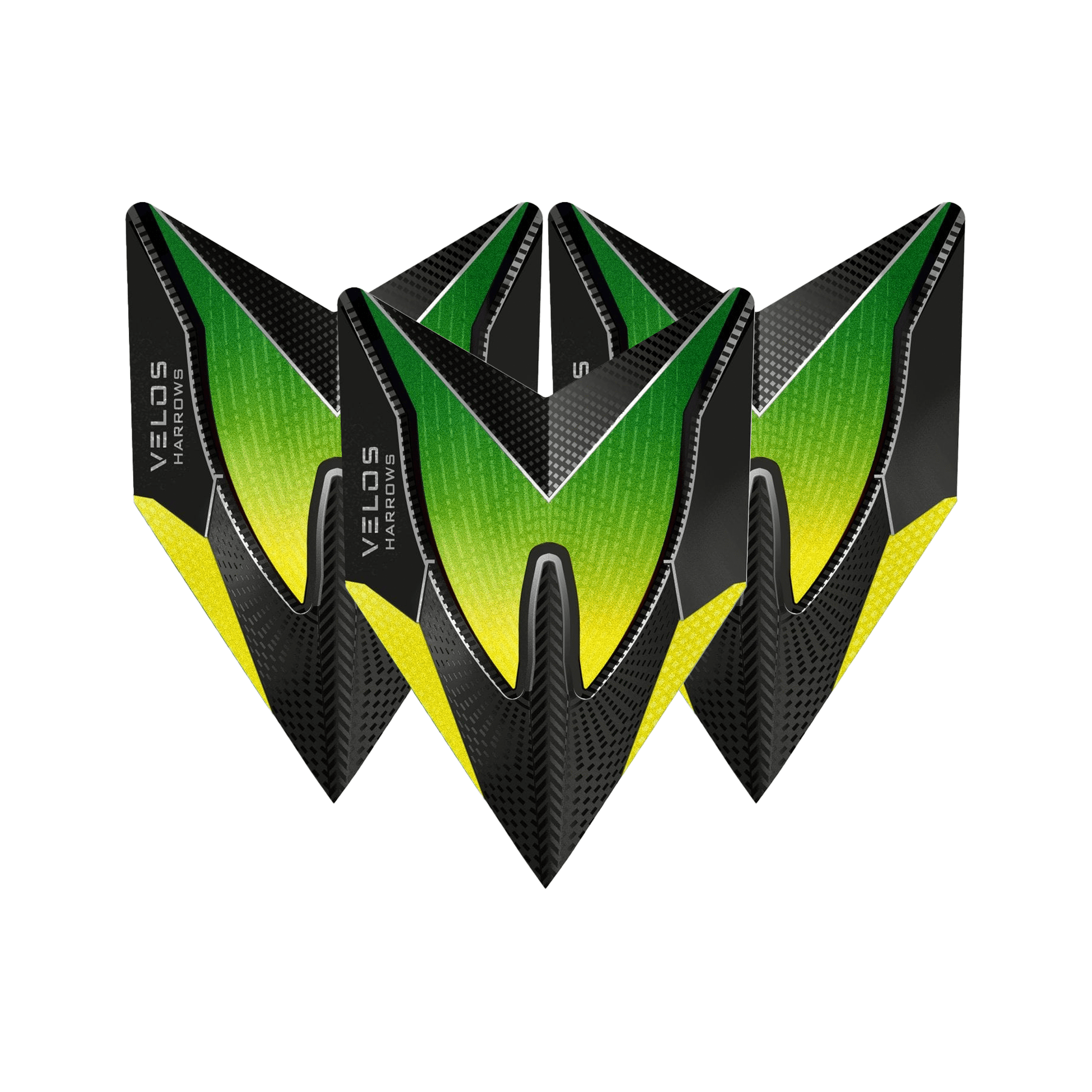 Harrows Velos Dart Flights Yellow Flights