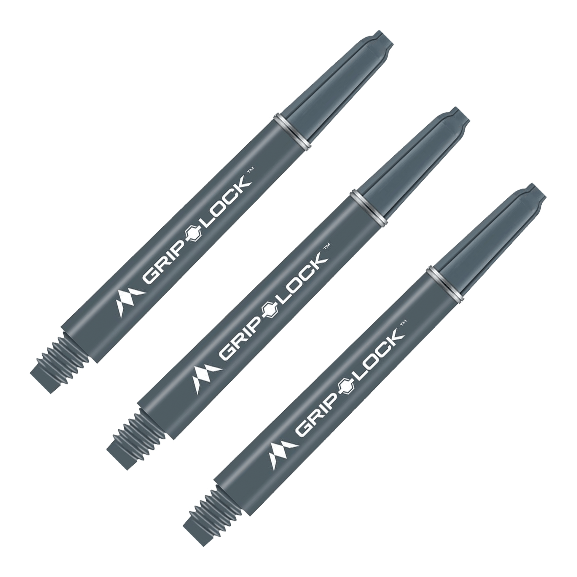 Mission GripLock Nylon Dart Shafts Grey / Medium (48mm) Shafts