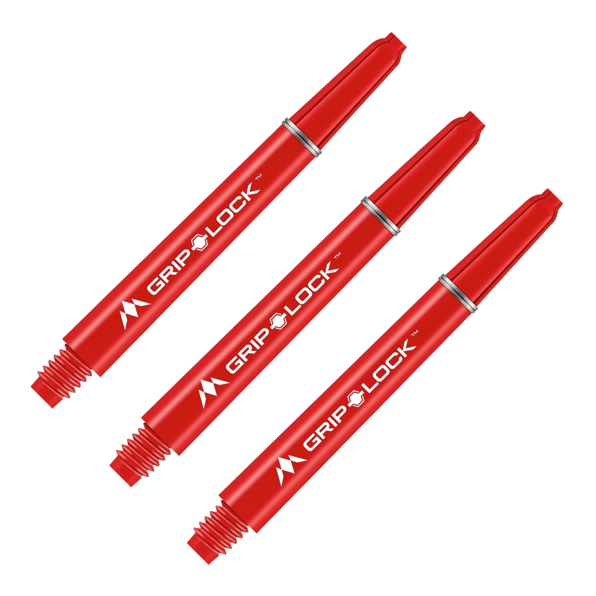 Mission GripLock Nylon Dart Shafts Red / Medium (48mm) Shafts