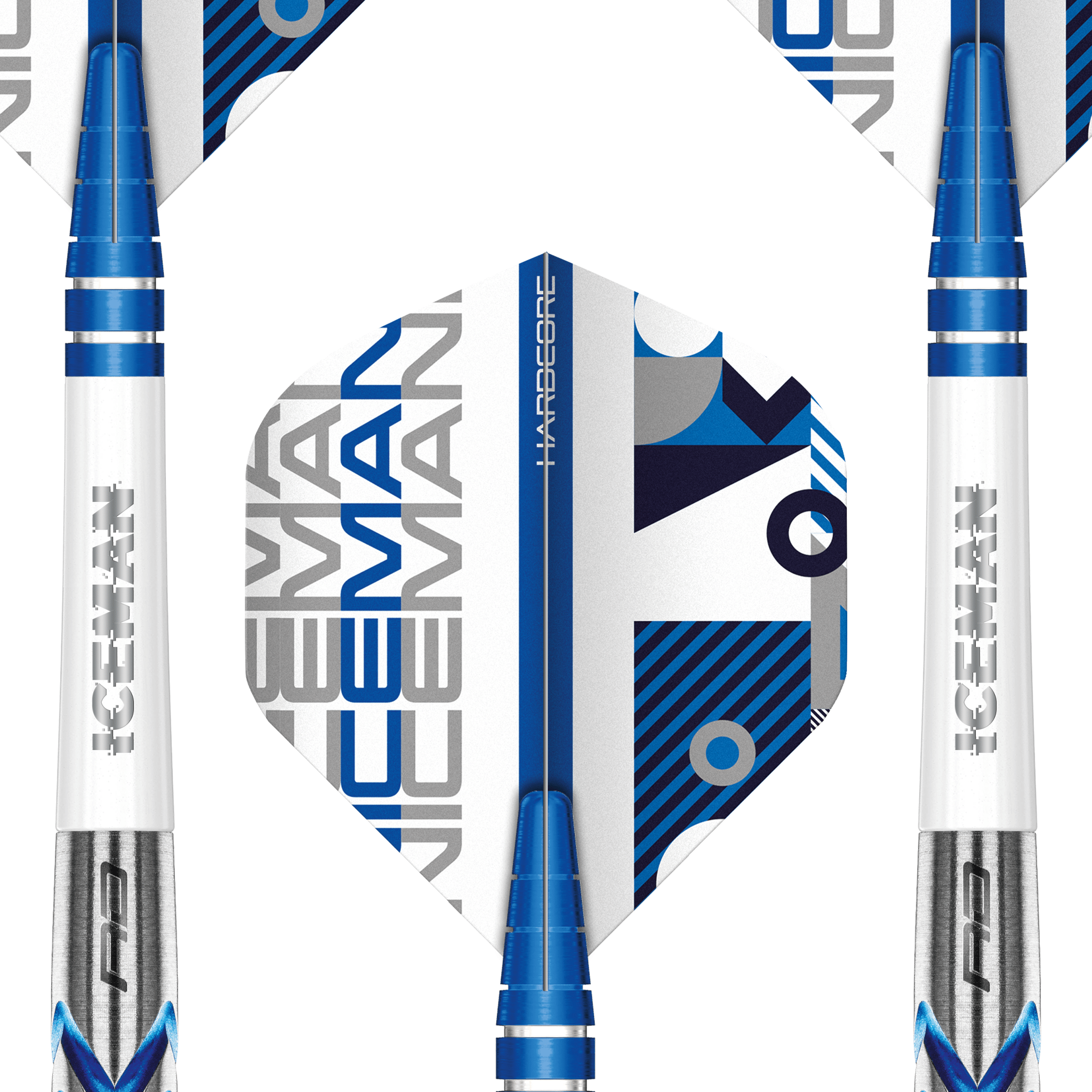 Red Dragon Gerwyn Price Iceman Contour - 90% Tungsten Steel Tip Darts Darts
