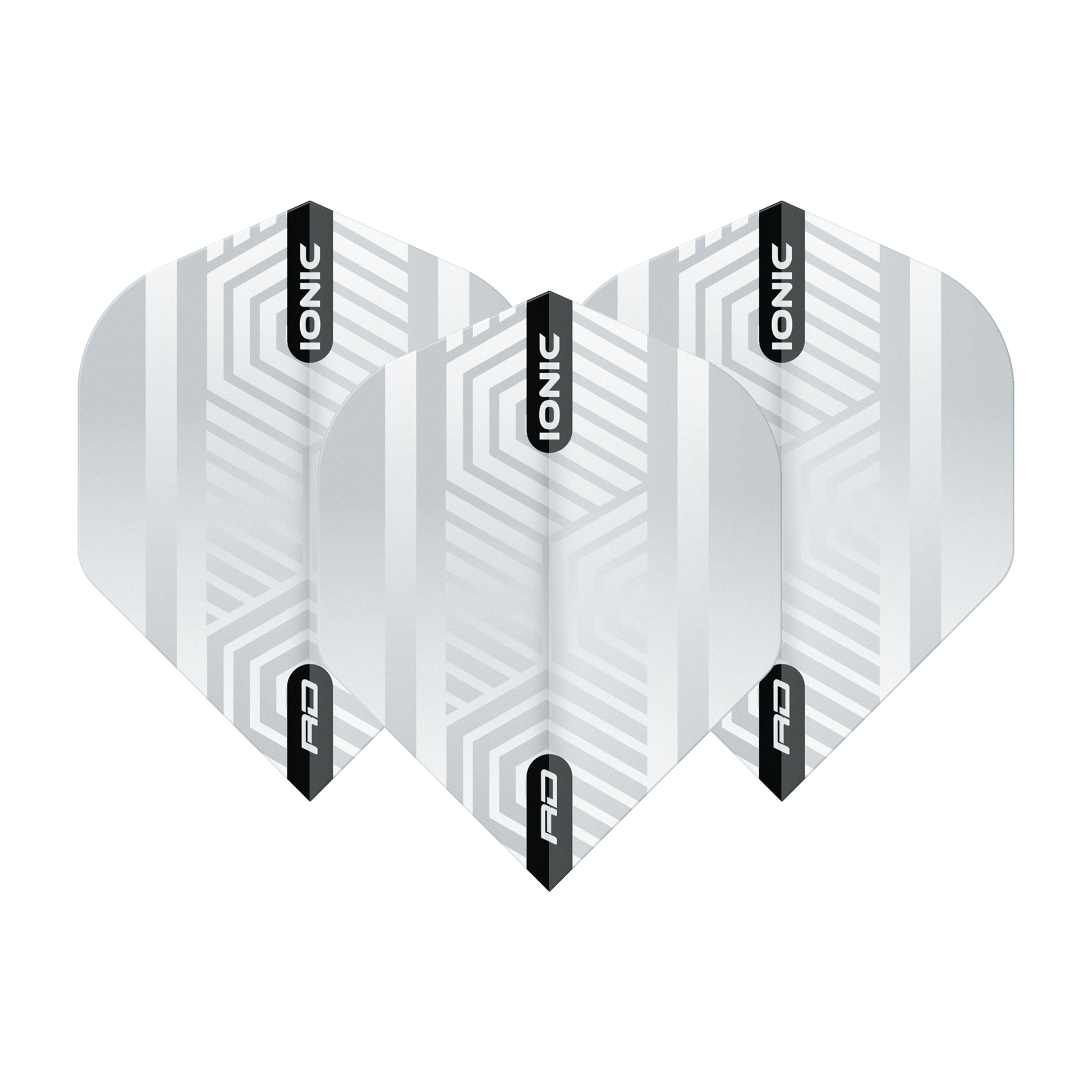 Red Dragon Hardcore Ionic Standard Dart Flights White Flights