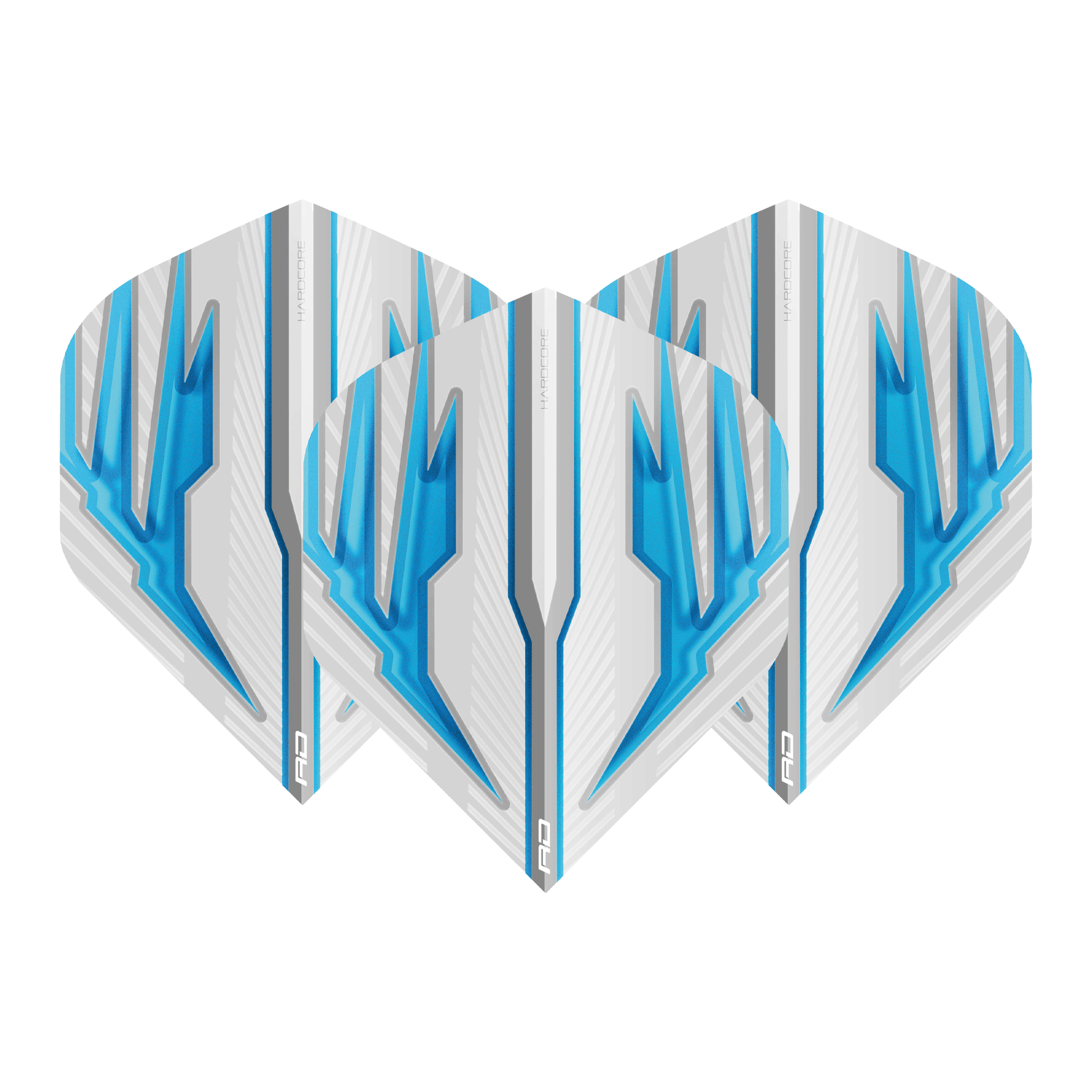 Red Dragon Hardcore Radical Dart Flights Standard / White & Blue Flights