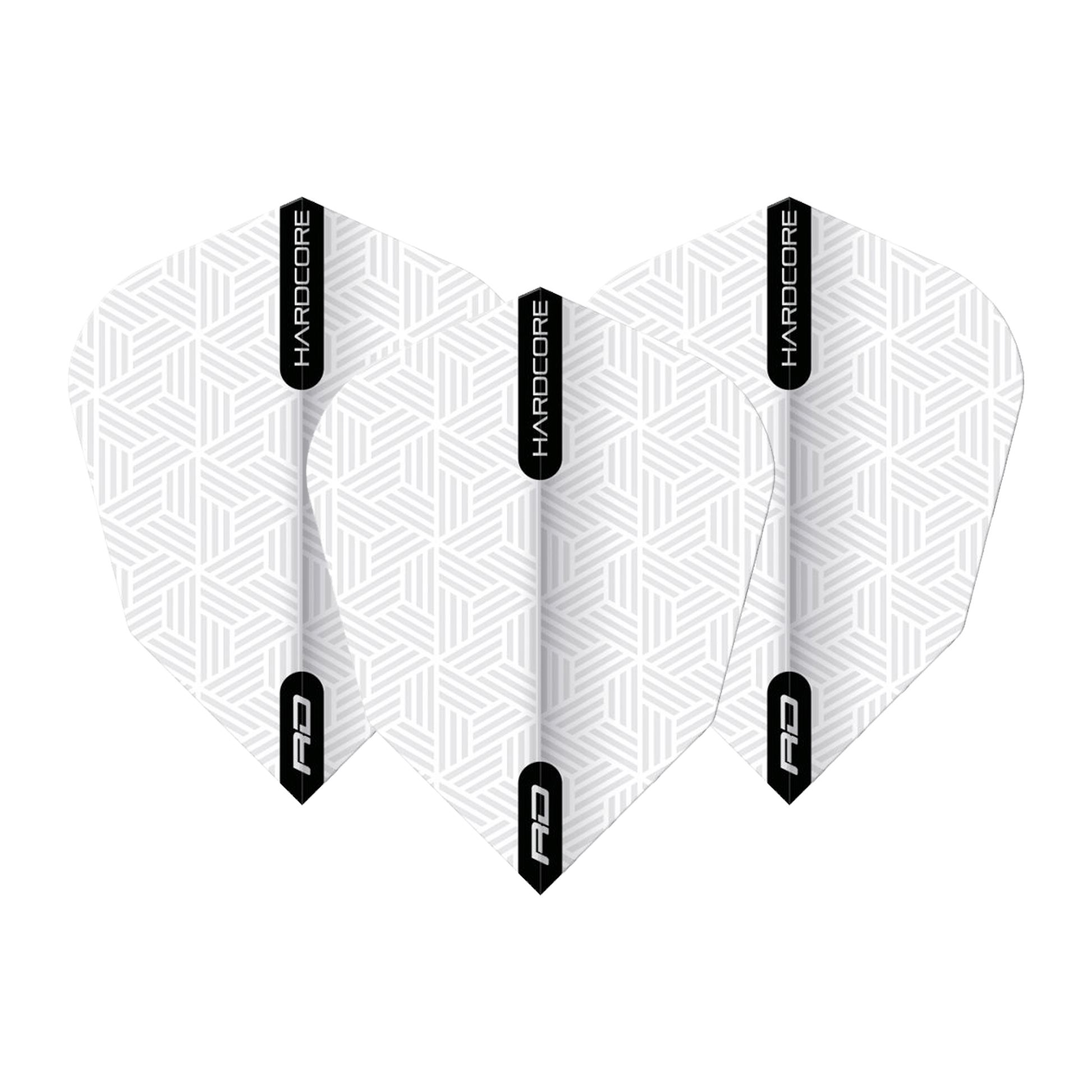 Red Dragon Hardcore XT - Dart Flights V-Standard / White Flights