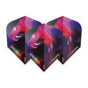 Red Dragon Peter Wright Hardcore Snake Head Flights Pink / Standard Flights