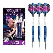 Red Dragon Peter Wright PL15 Blue Steel Tip Darts - 90% Tungsten - 22 Grams Darts