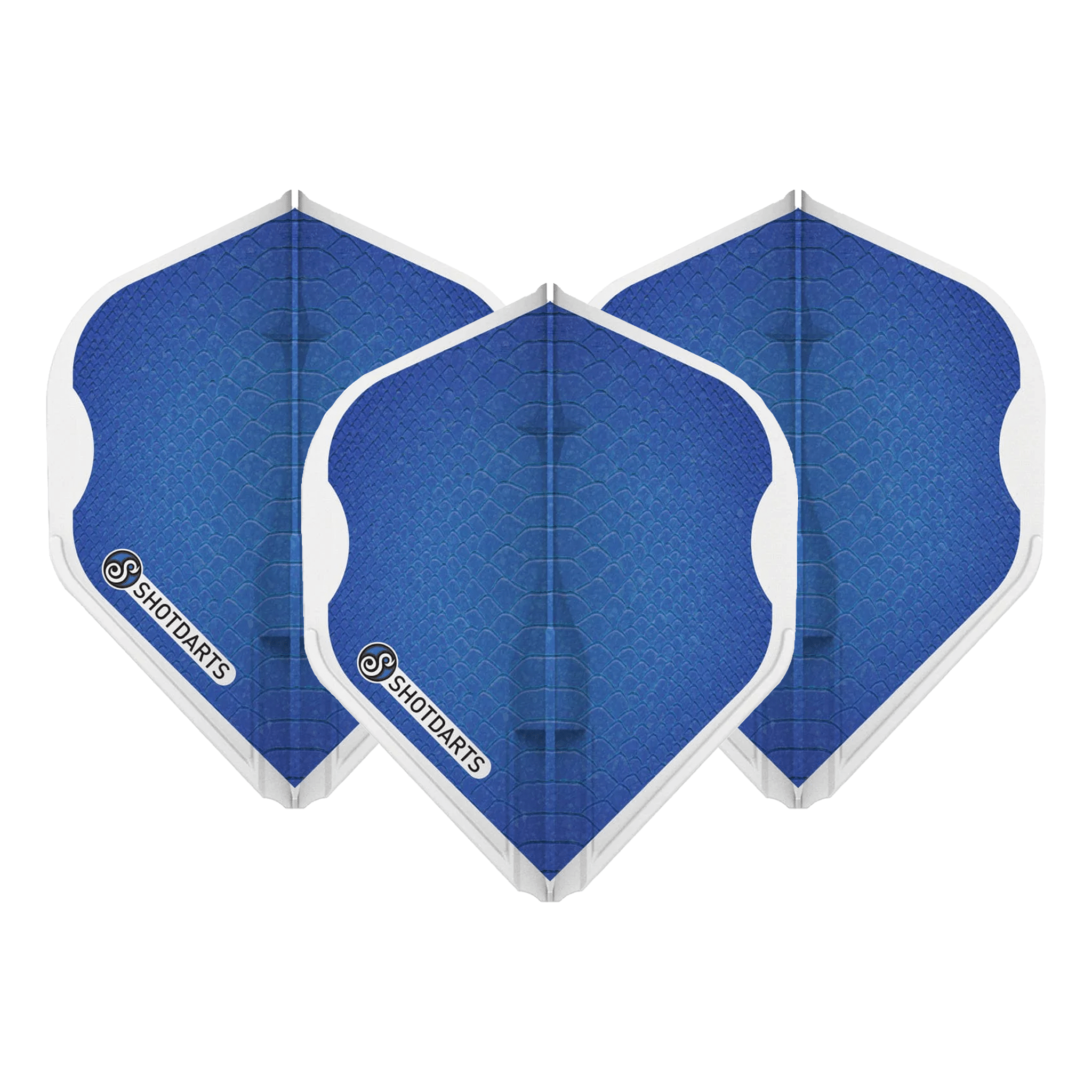 Shot Americana Gator - Moulded Dart Flights L-Style / Blue Flights