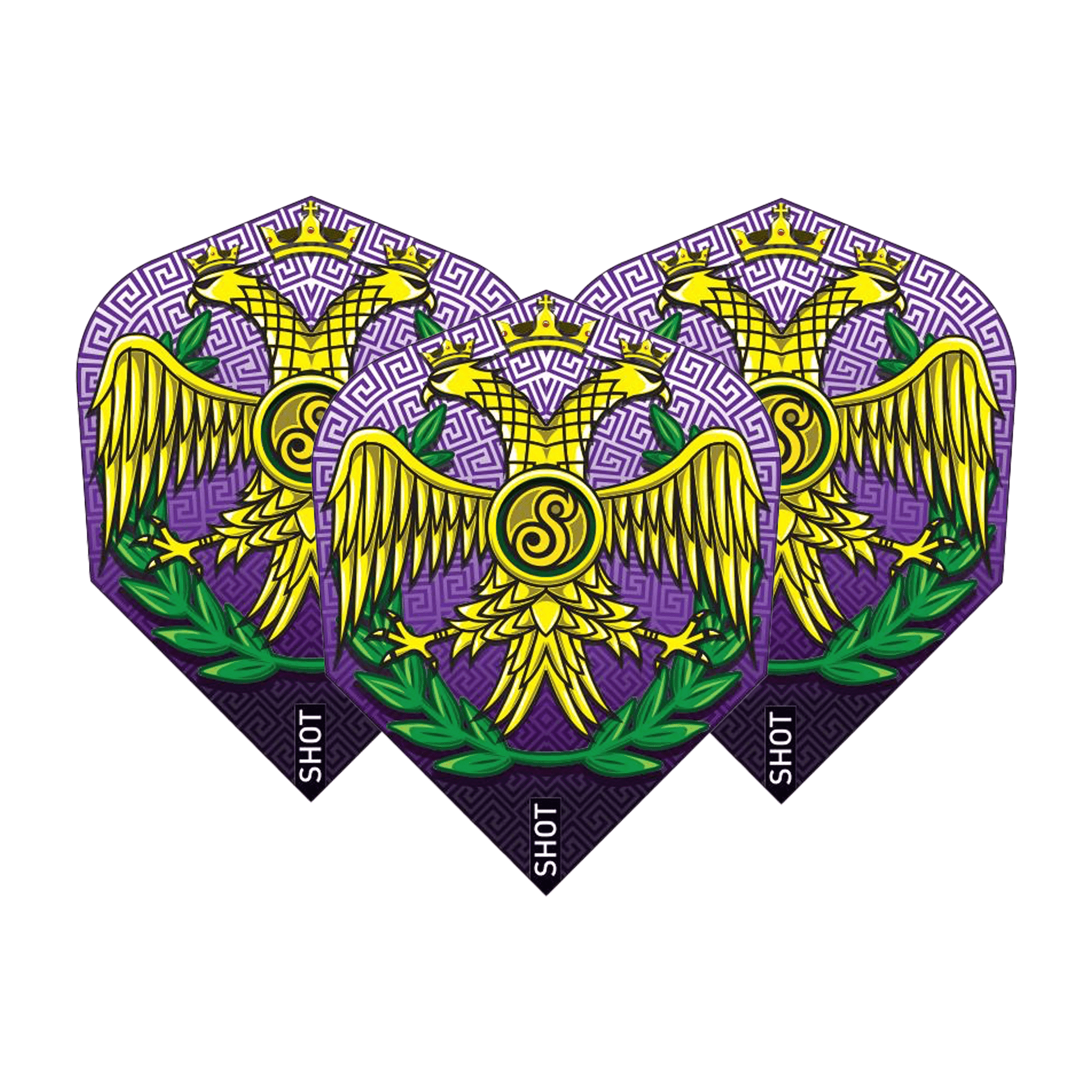 Shot Roman Empire Dart Flights Small Standard / Caesar Flights