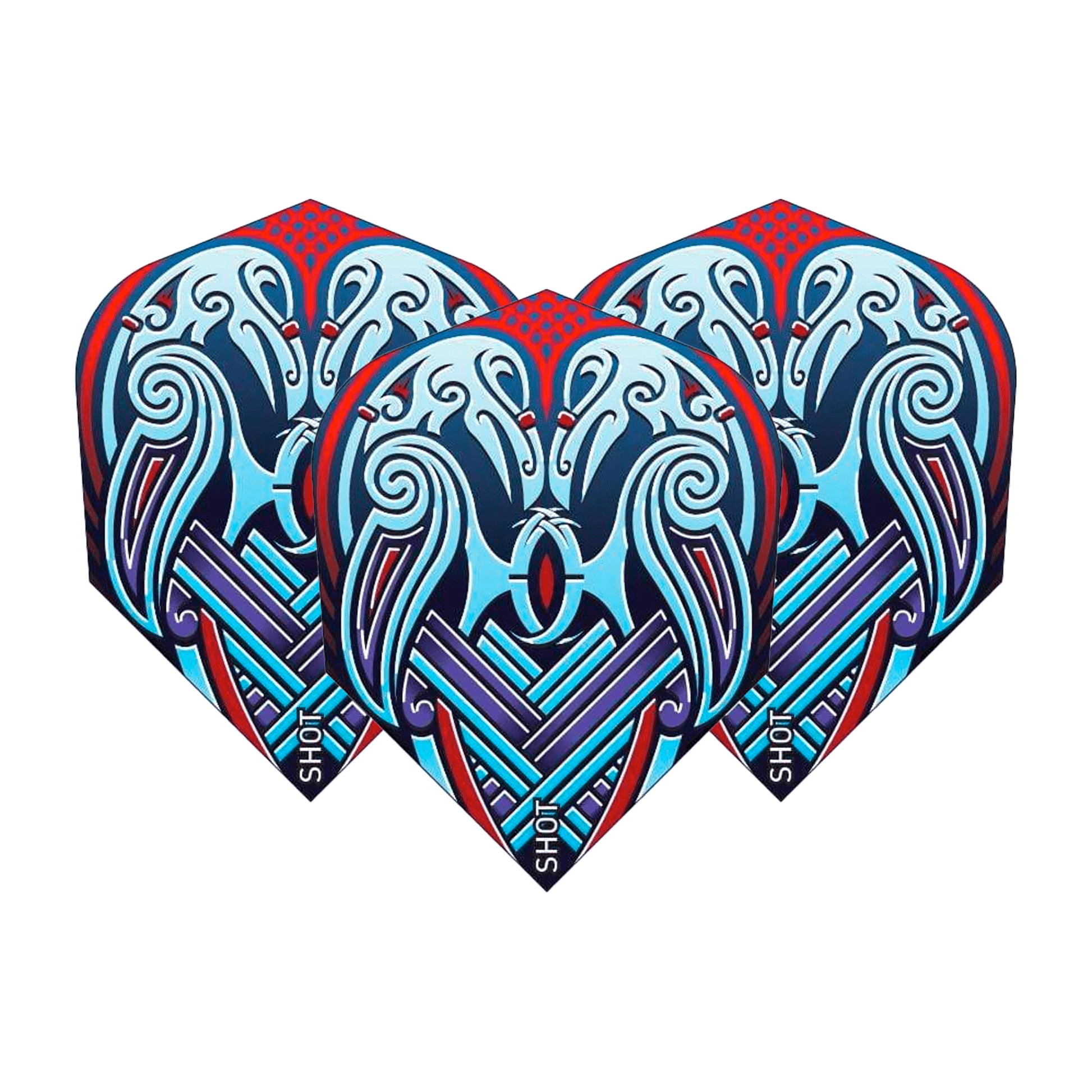 Shot Viking - Dart Flights Raven / Small Standard Flights